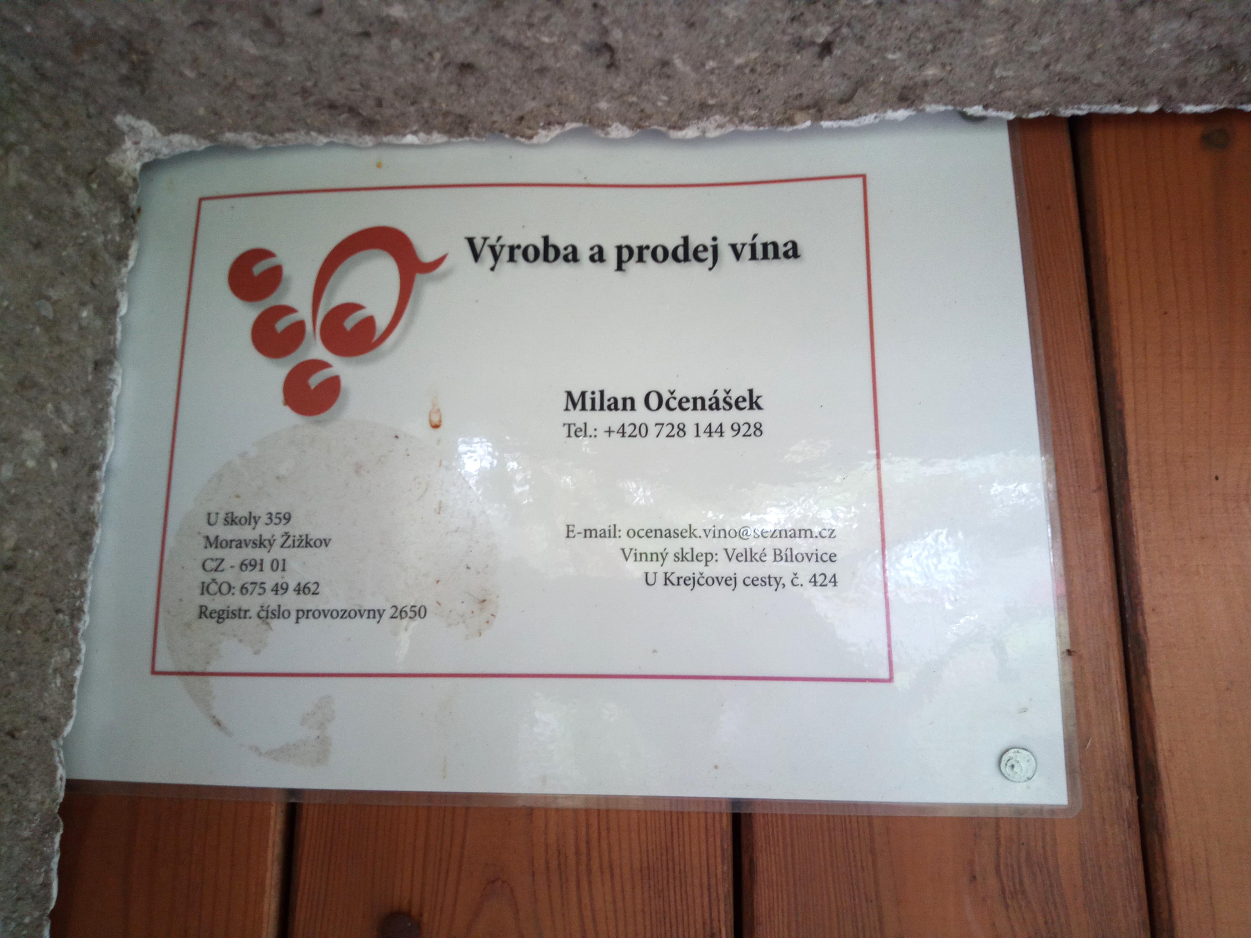 Vinařství Očenášek foto 2