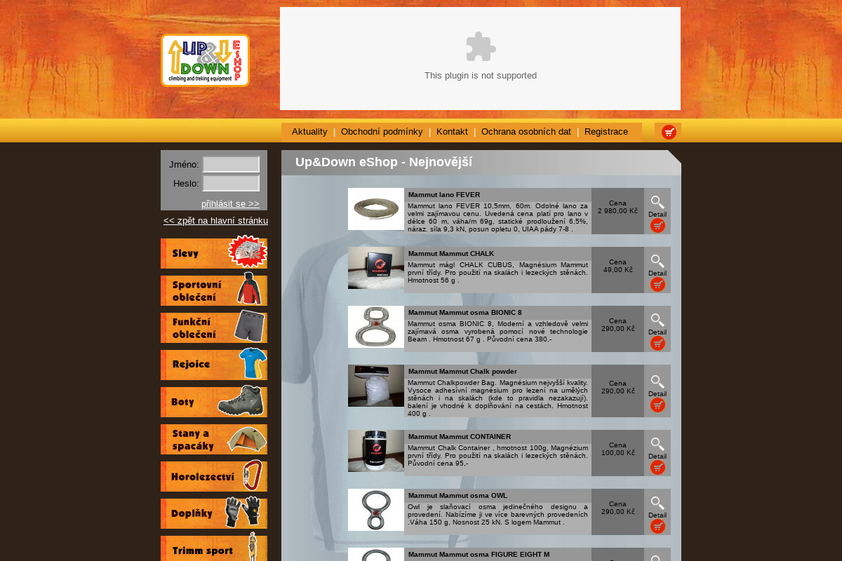 Up-down.cz/eshop
