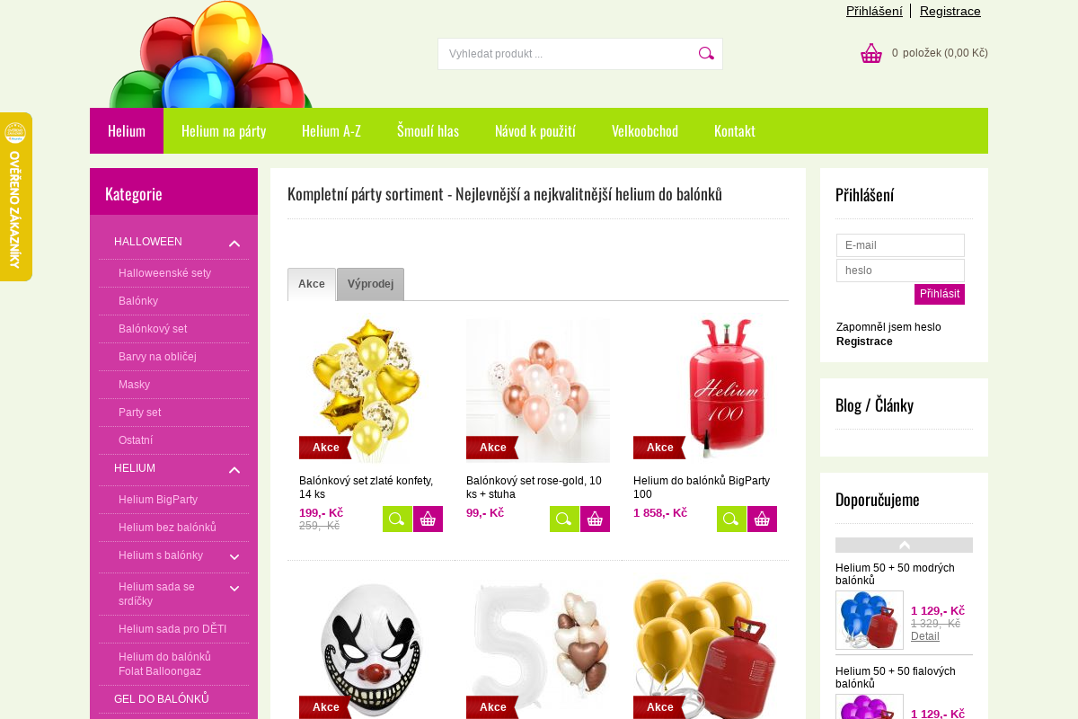 Nejlevnejsi-helium.cz