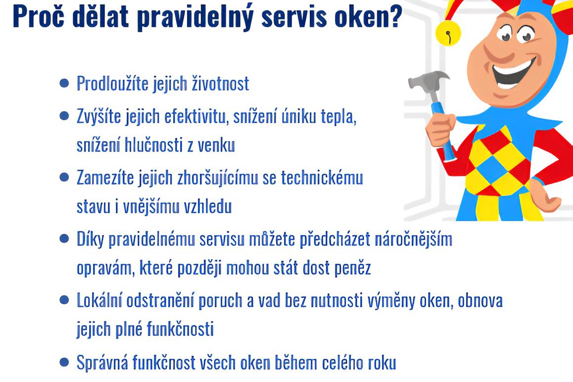Proč je důležité dělat pravidelný servis oken?