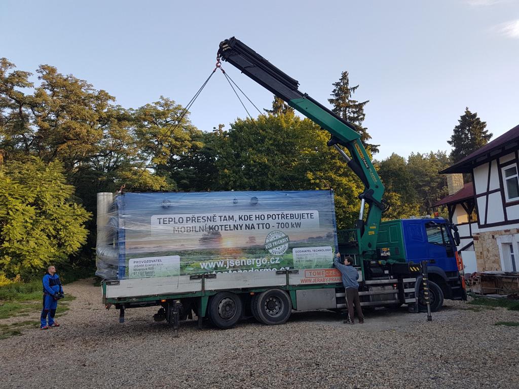Mobilní kotelna foto 2