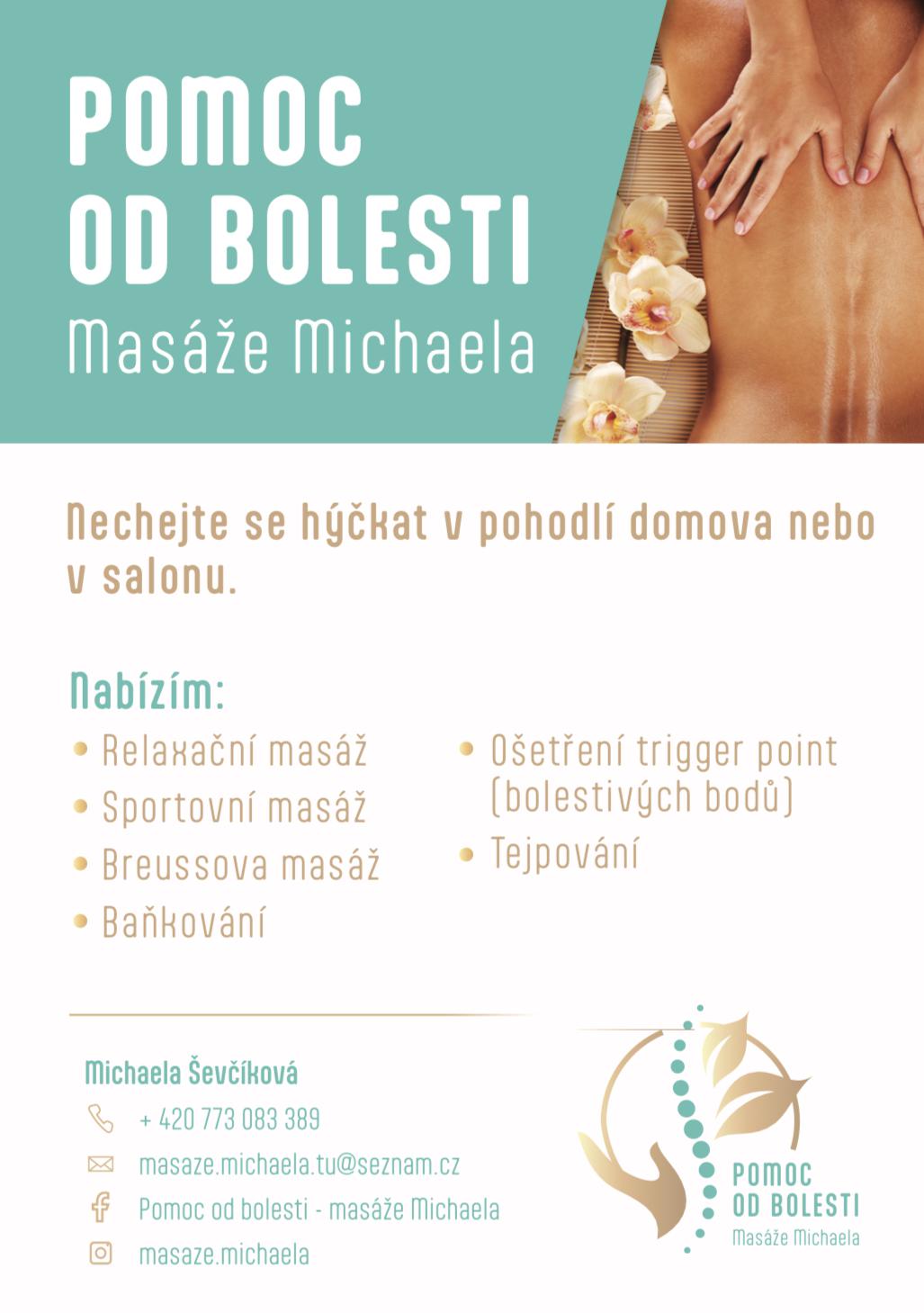 Pomoc od bolesti - Masáže Michaela foto 3
