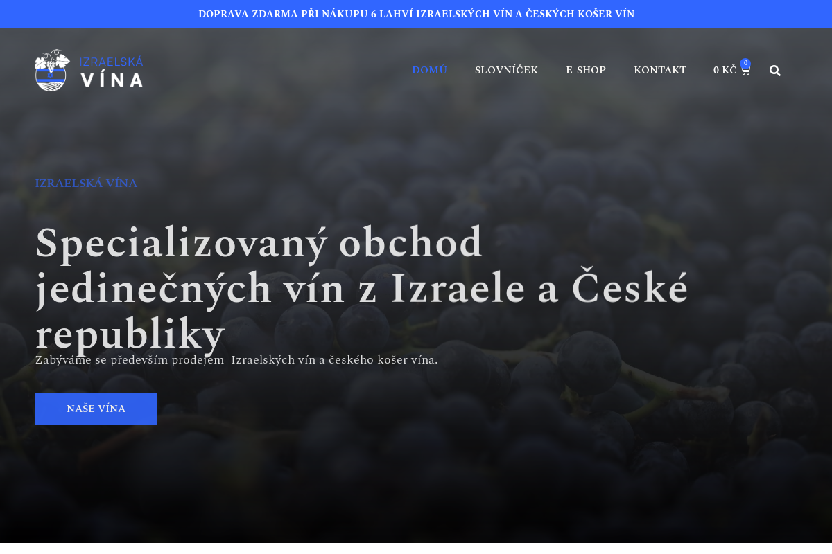 Izraelskavina.cz