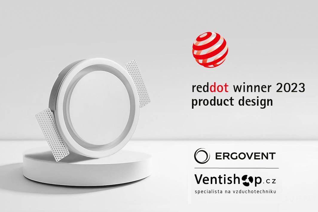 Anemostaty Ergovent, oceněné cenou Red Dot Awards
