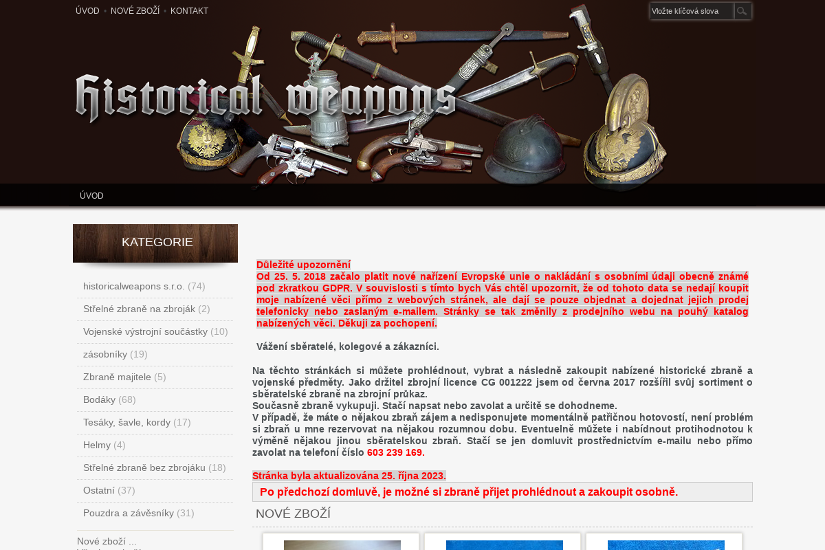 Historicalweapons.cz