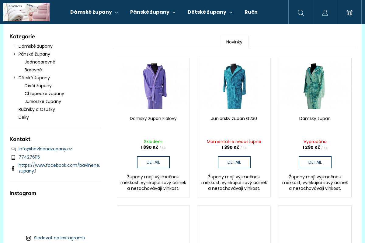 Bavlněné župany.cz foto 1