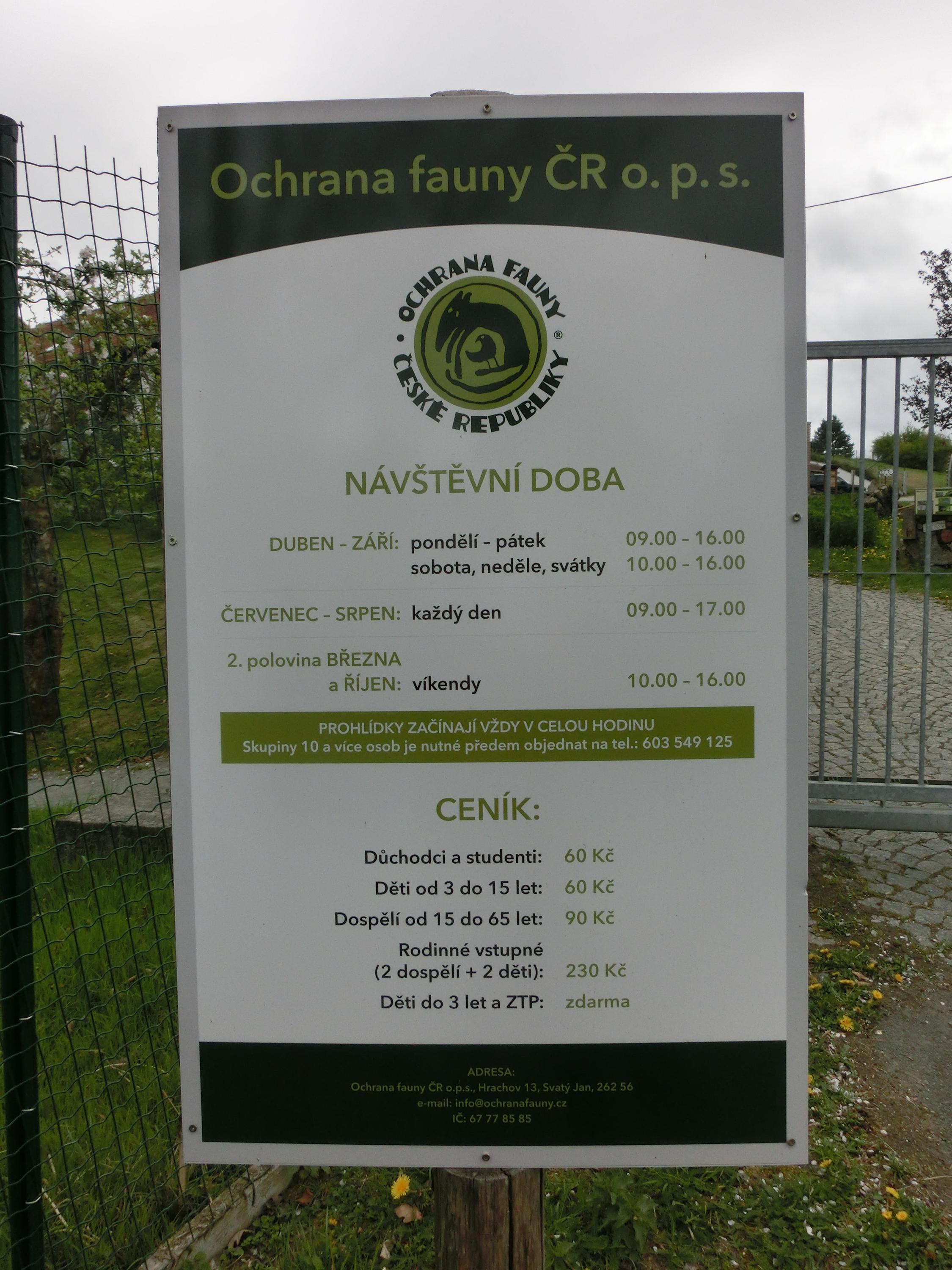 Minizoo při Centru ochrany fauny ČR foto 5