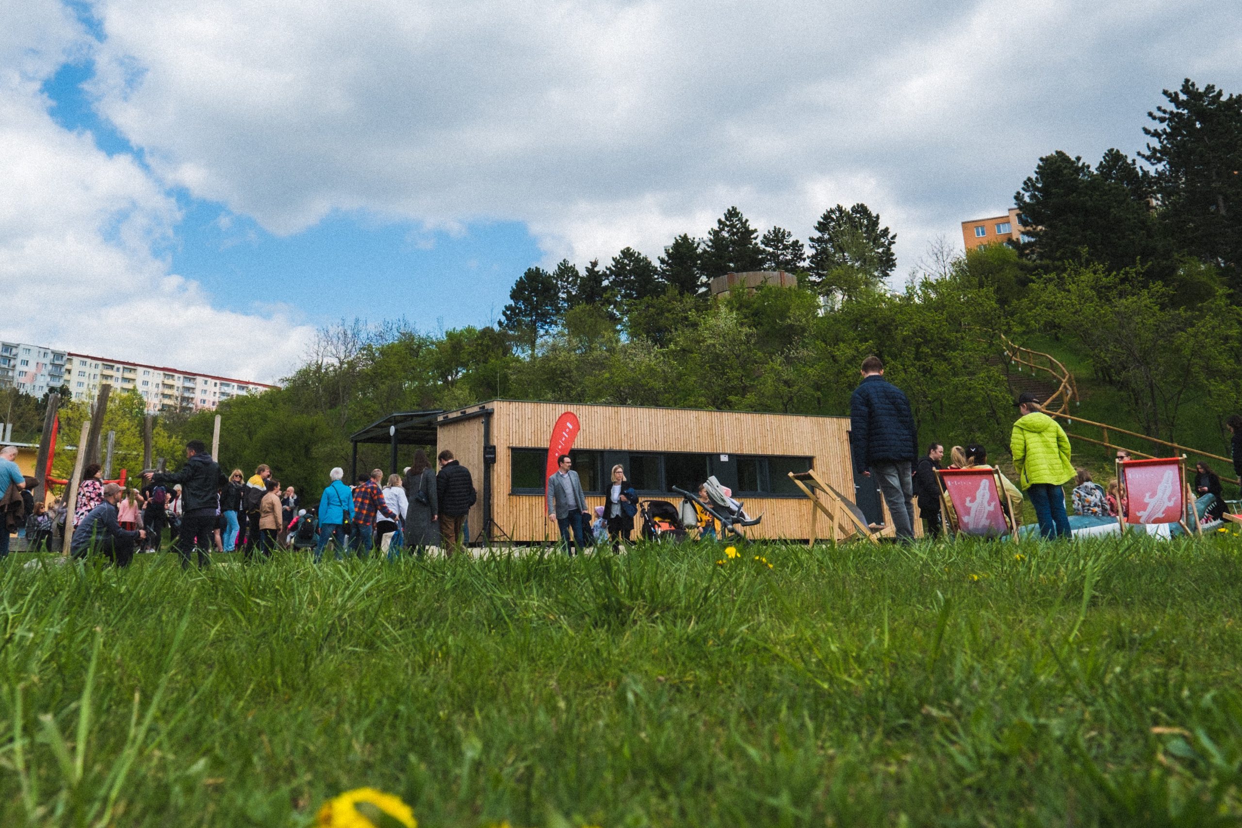 Kavárna v Centrálním parku Rokle v Líšni foto 2