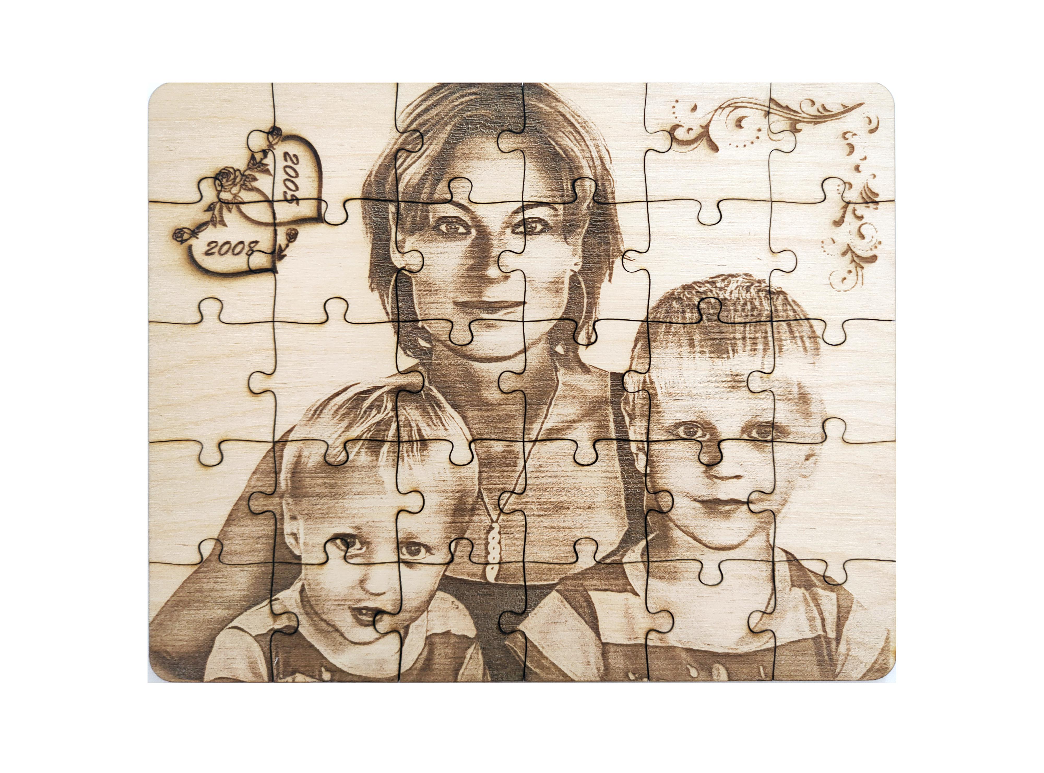 Dřevěné puzzle z vaší fotografie