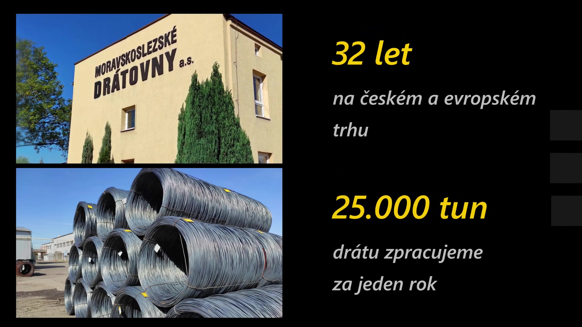 MORAVSKOSLEZSKÉ DRÁTOVNY, a.s. foto 2 (náhled videa)