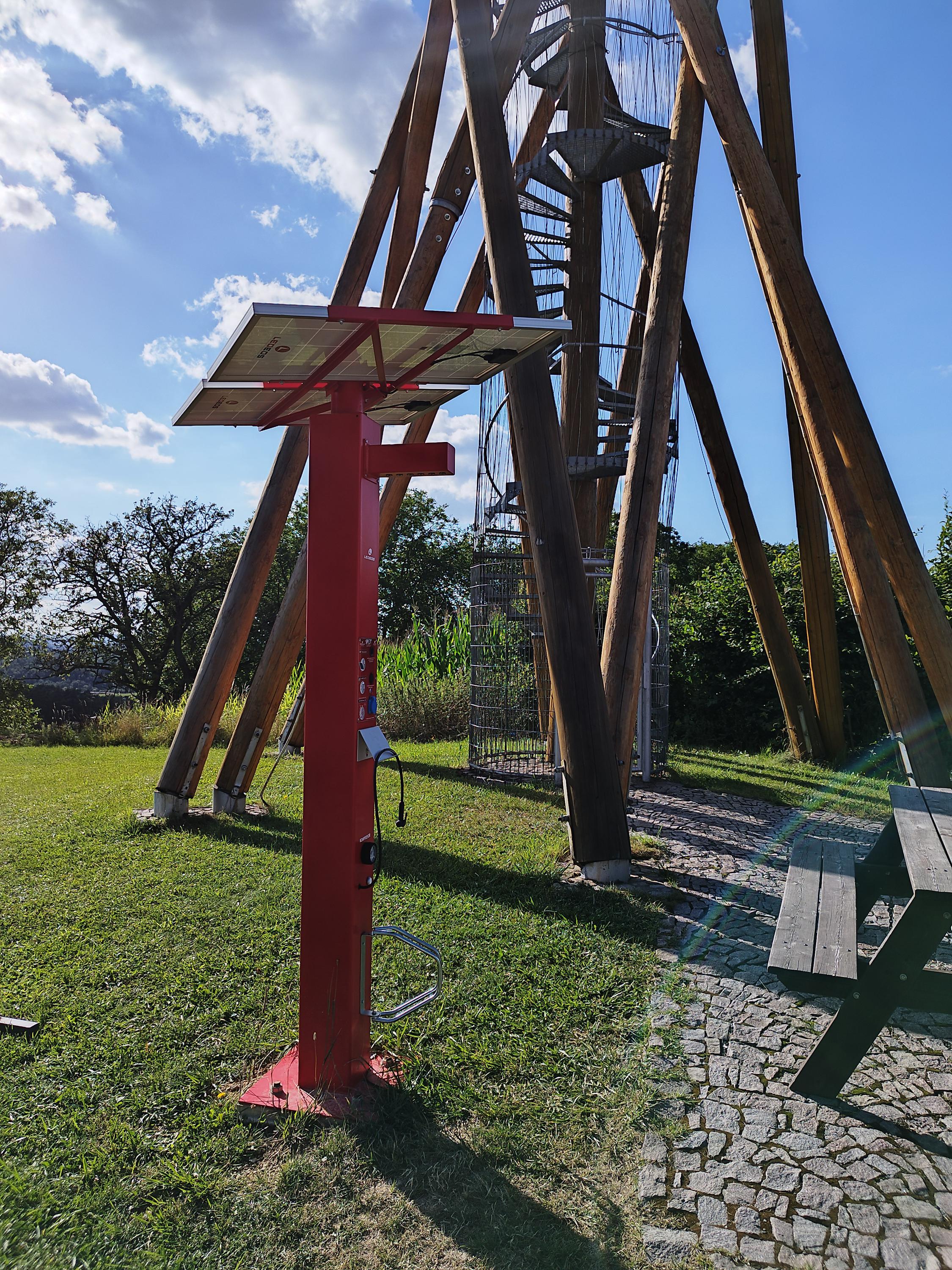 Nabíjecí zásuvka Rozhledna Borůvka foto 3