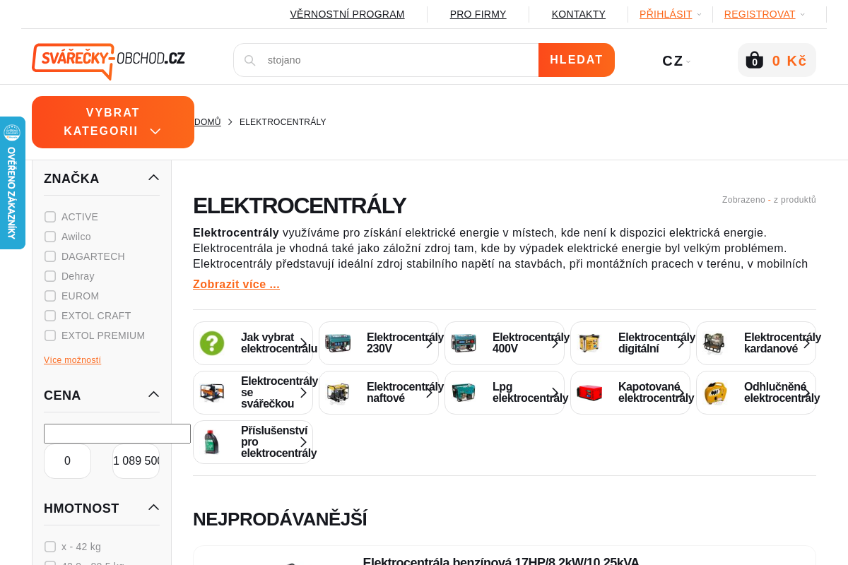 Elektrocentrály-obchod