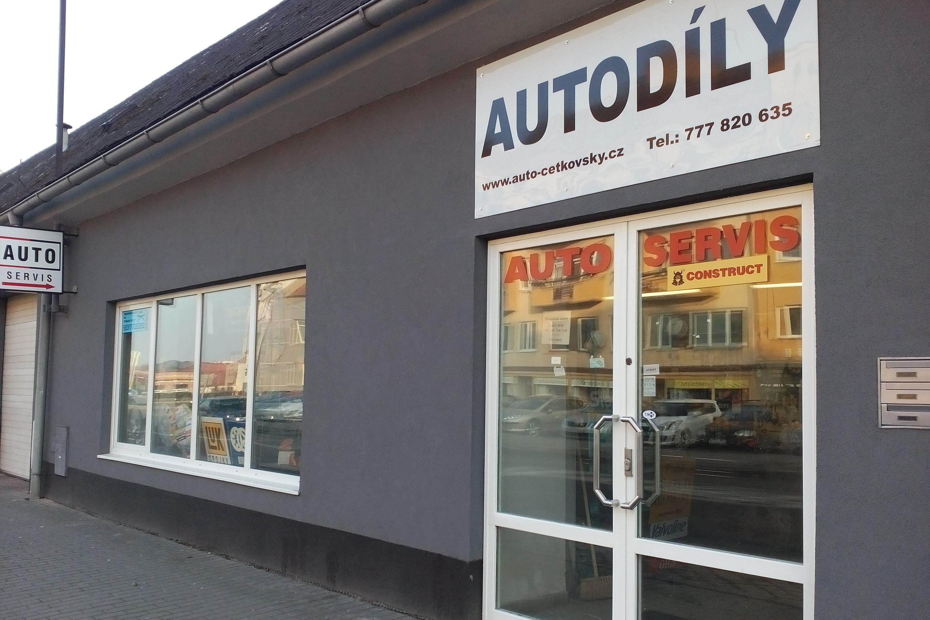 Autodílna Cetkovský