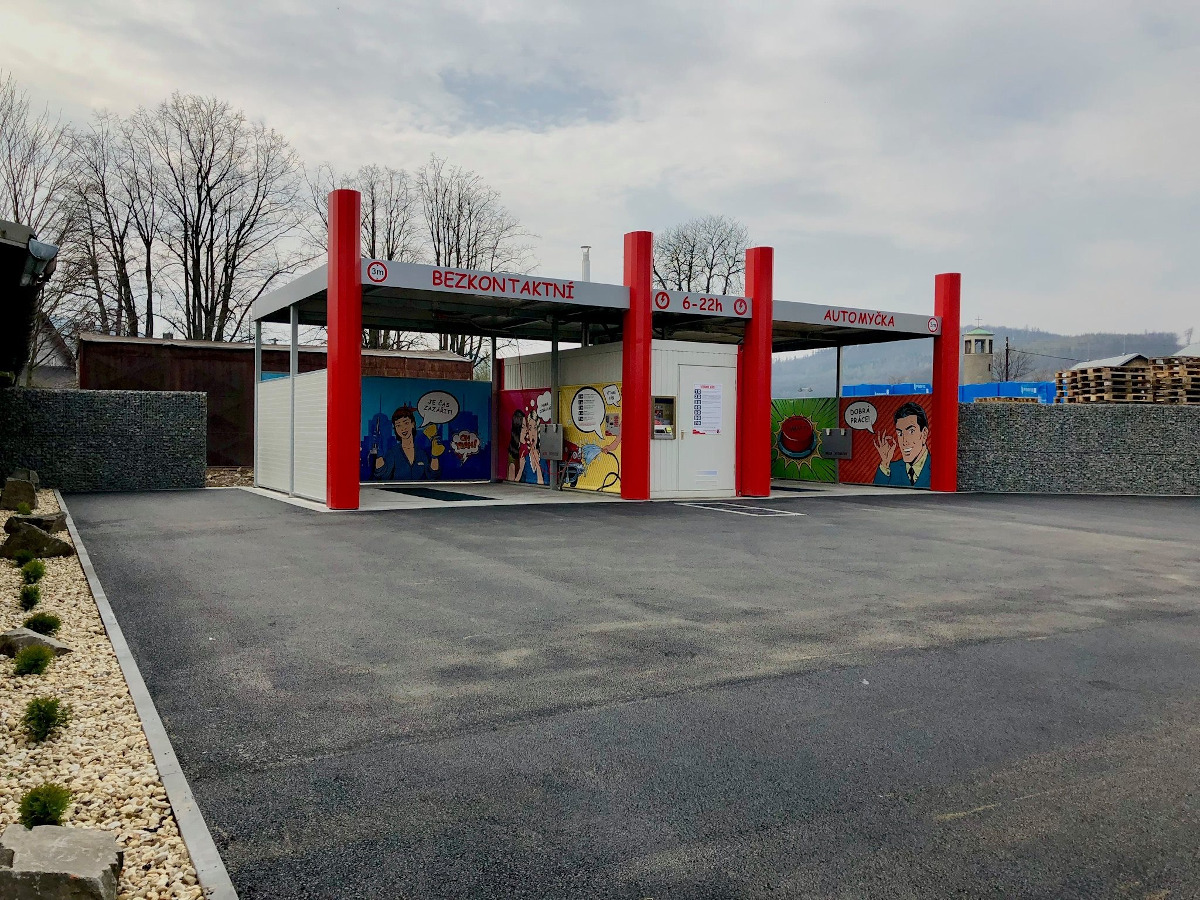 Bezkontaktní myčka Město Albrechtice