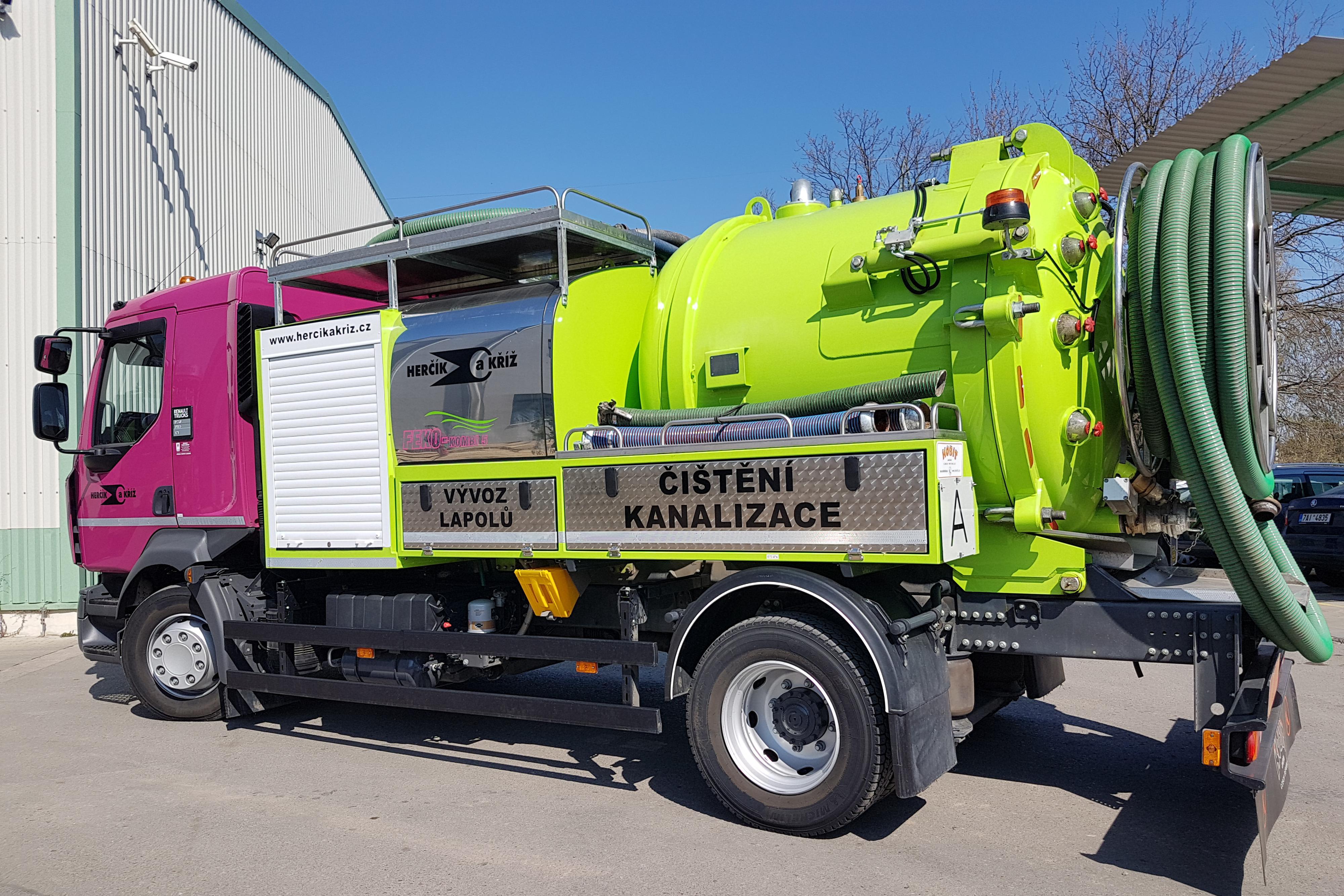 Sání a vývoz tukových lapolů