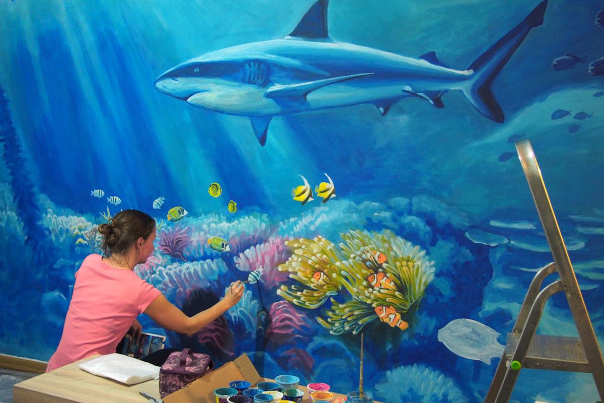 Olga Cermanová - nástěnné malby na zakázku foto 2