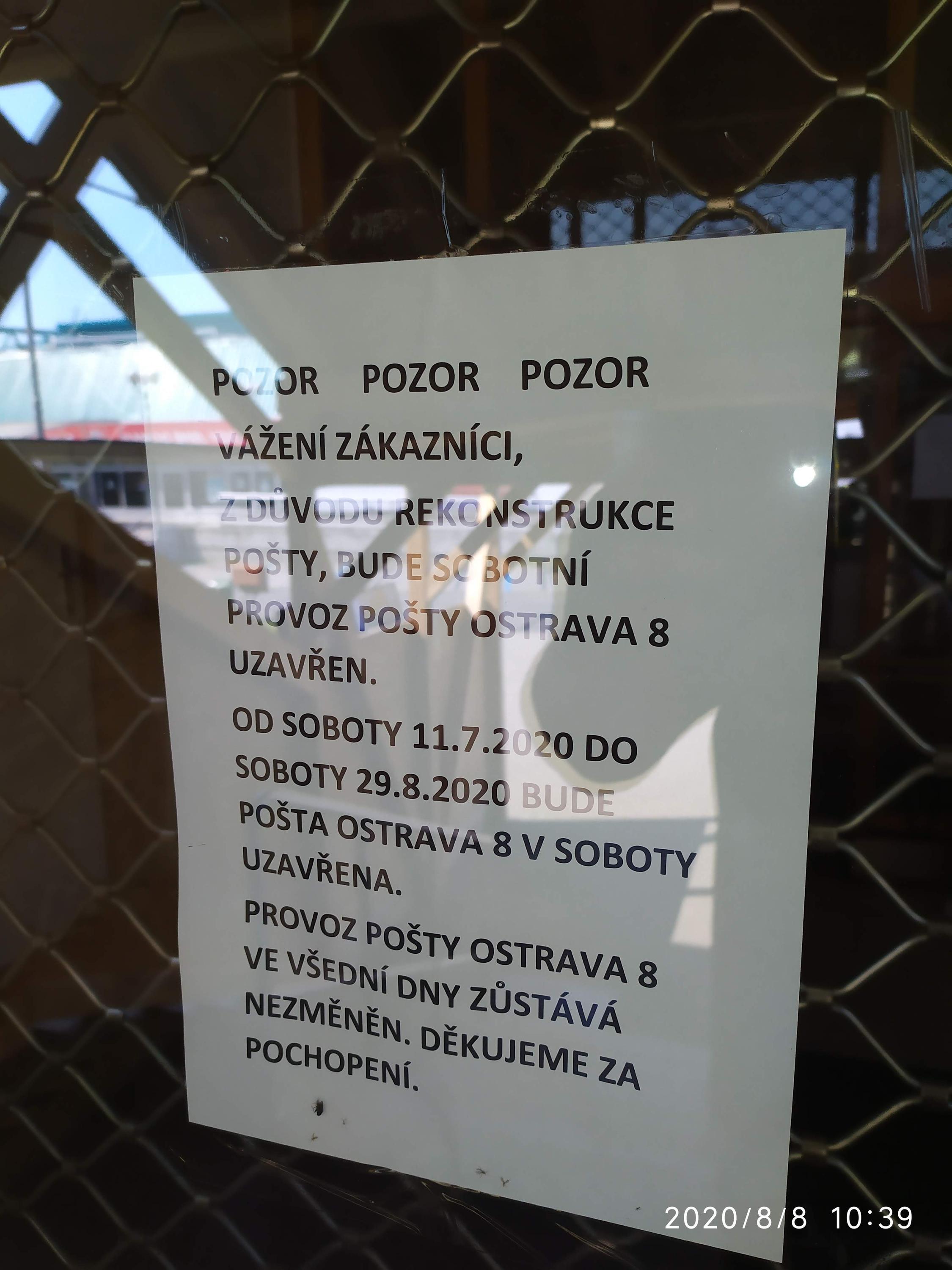 Pošta Ostrava 8 foto 2