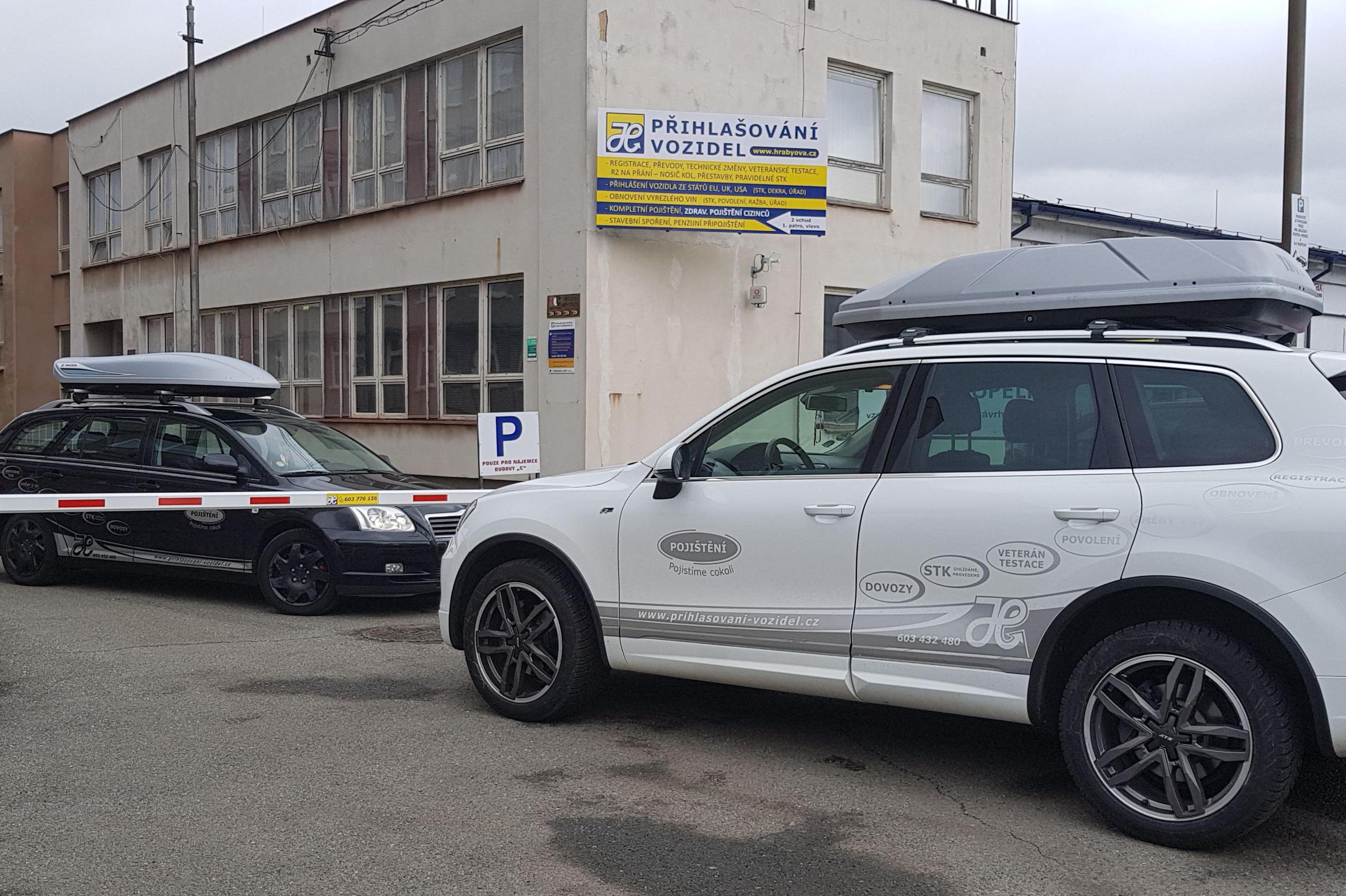 Přihlašování vozidel Hrabýová