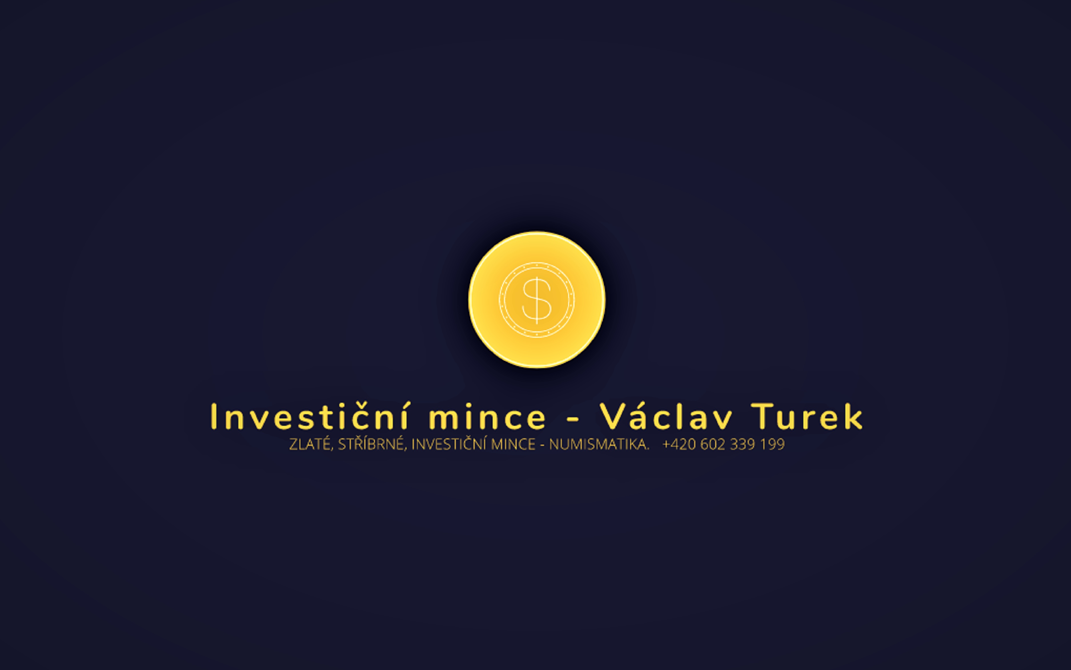 Zlaté, stříbrné, investiční mince - Václav Turek foto 2