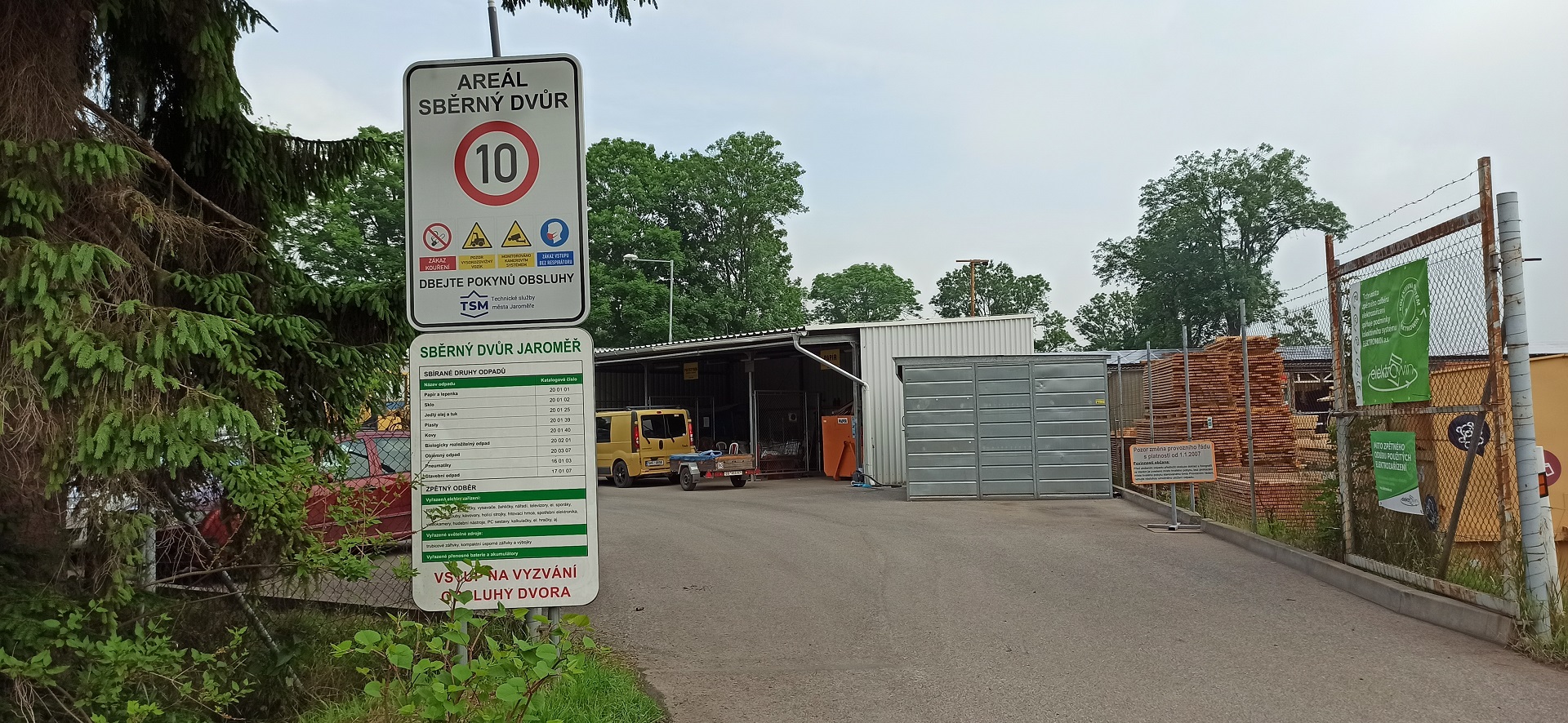 Sběrný dvůr TSM Jaroměř foto 2