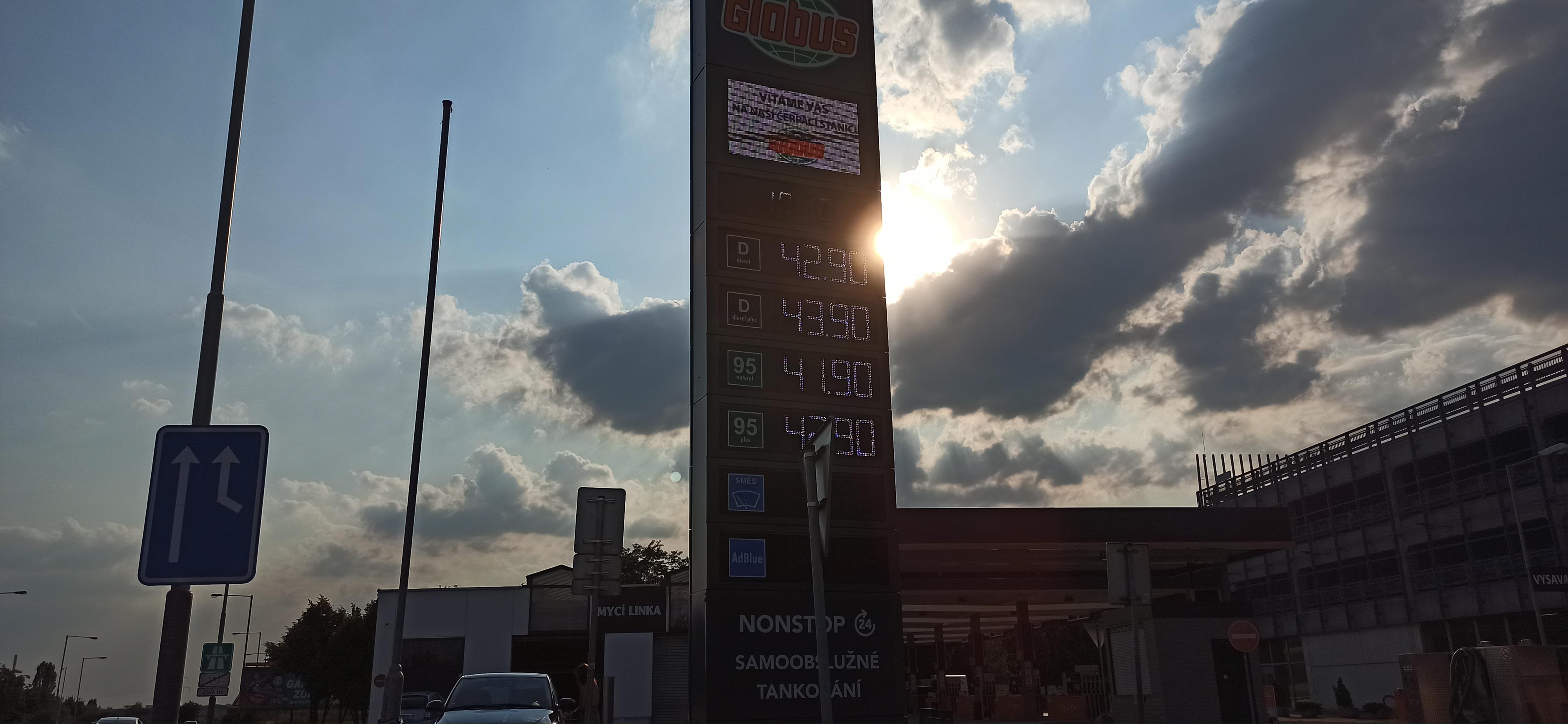 Čerpací stanice Globus