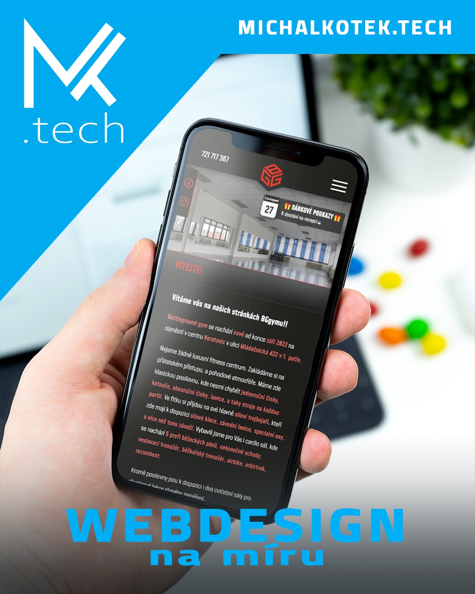 Michal Kotek - webové stránky foto 1