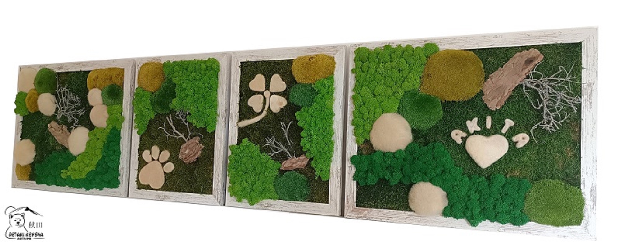 MECH INU Mechové obrazy a dekorace foto 3