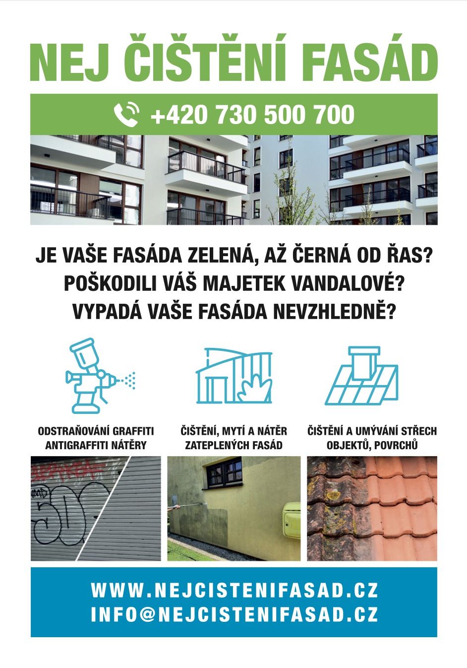 Martin Hošek - čištění fasád foto 3