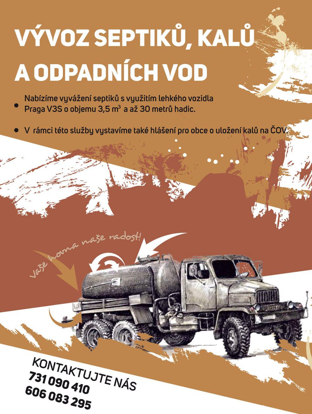 Vývoz septiků - Tomáš Kořínek foto 2