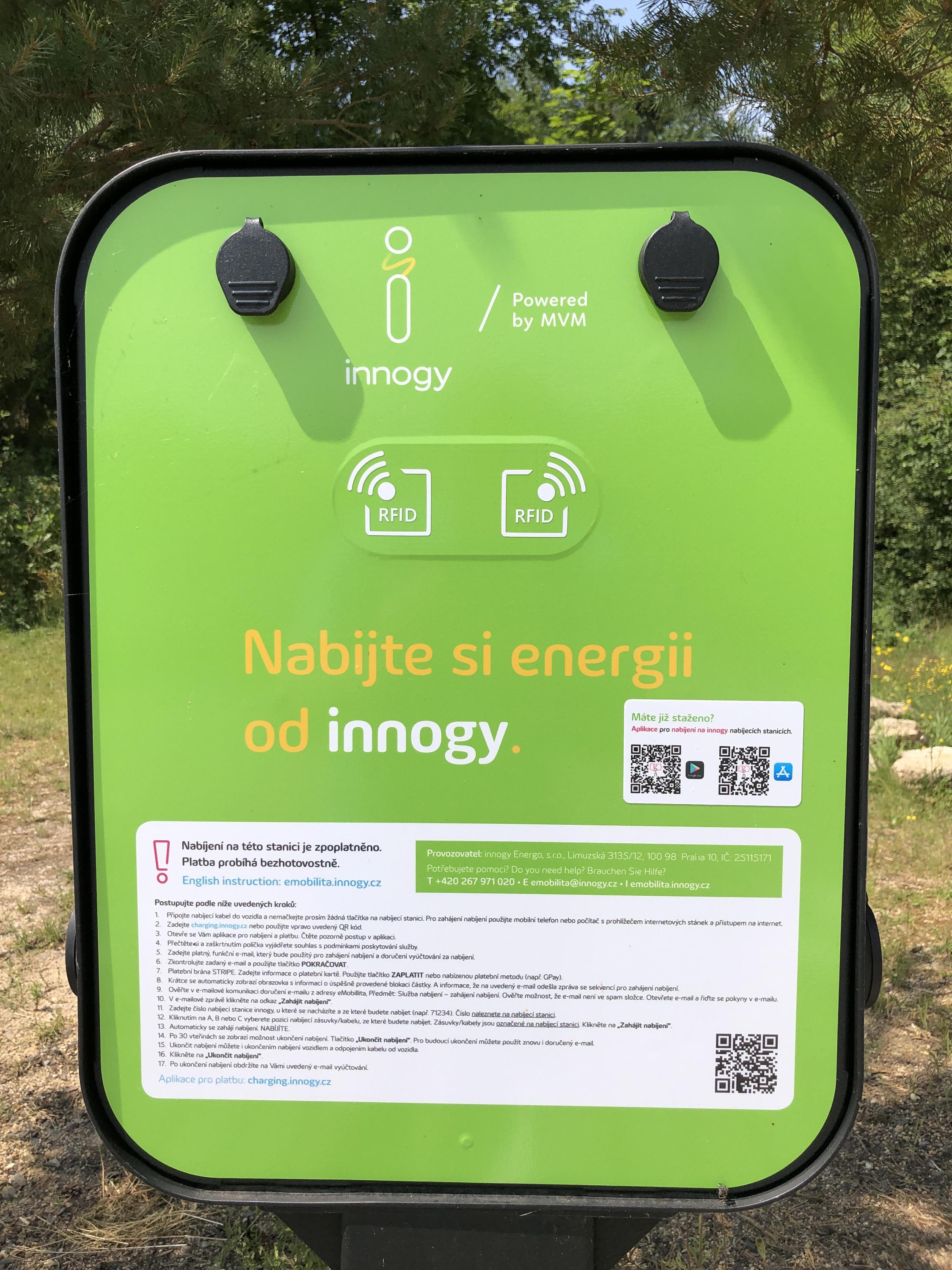 Dobíjecí stanice innogy foto 2