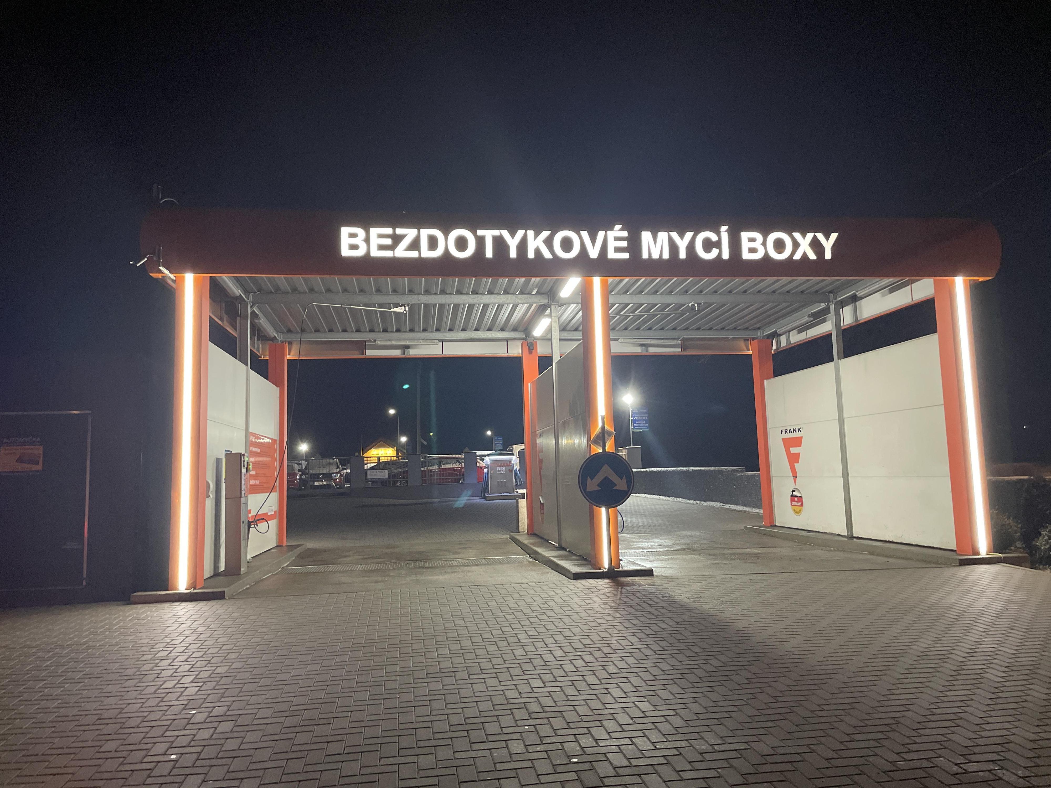 Bezdotykové mycí boxy Rýmařov