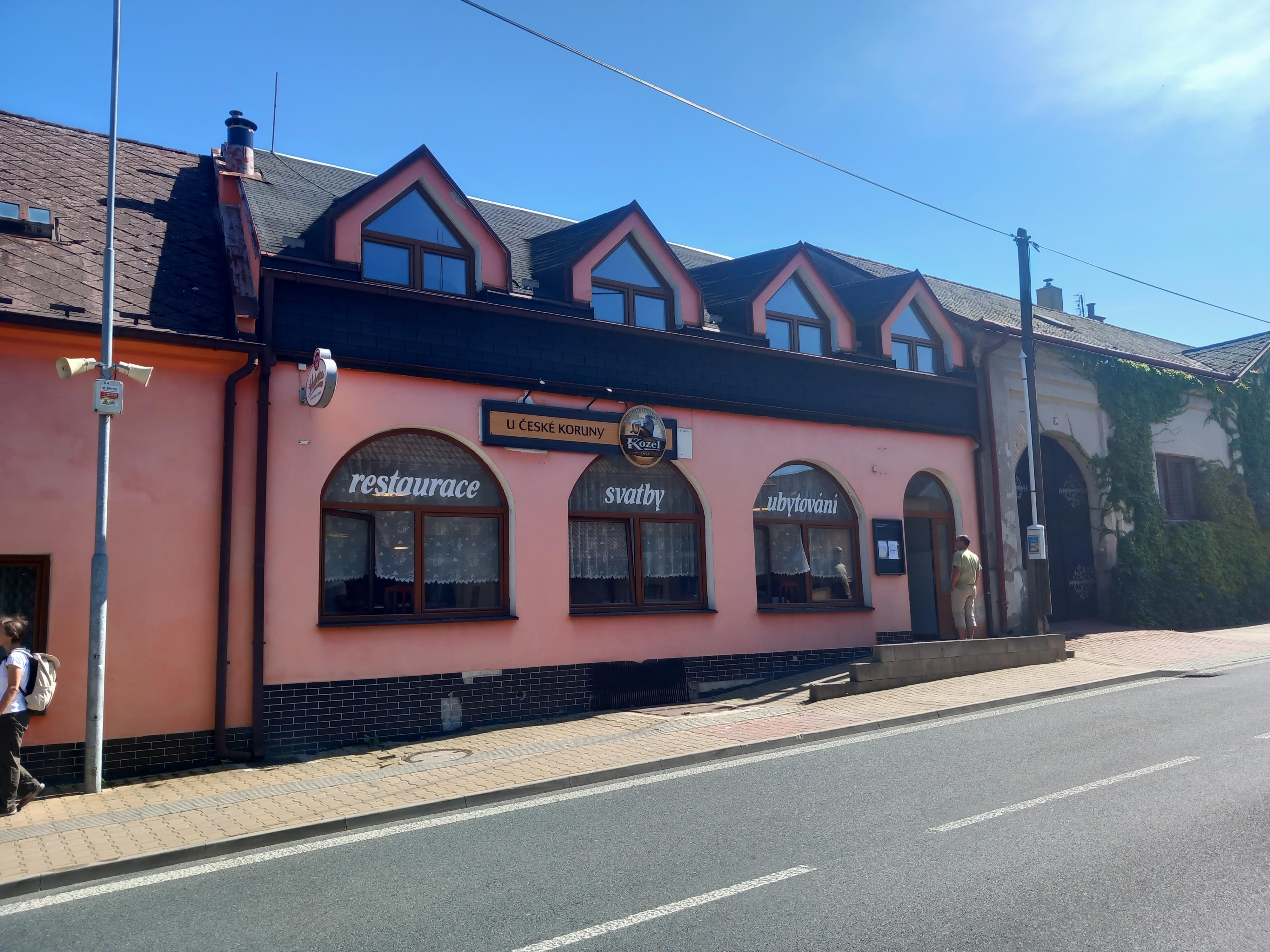 U České koruny