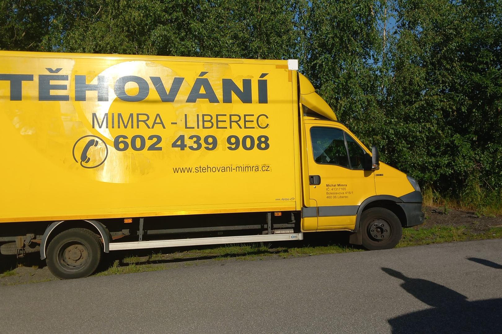 Stěhování, autodoprava Mimra Liberec