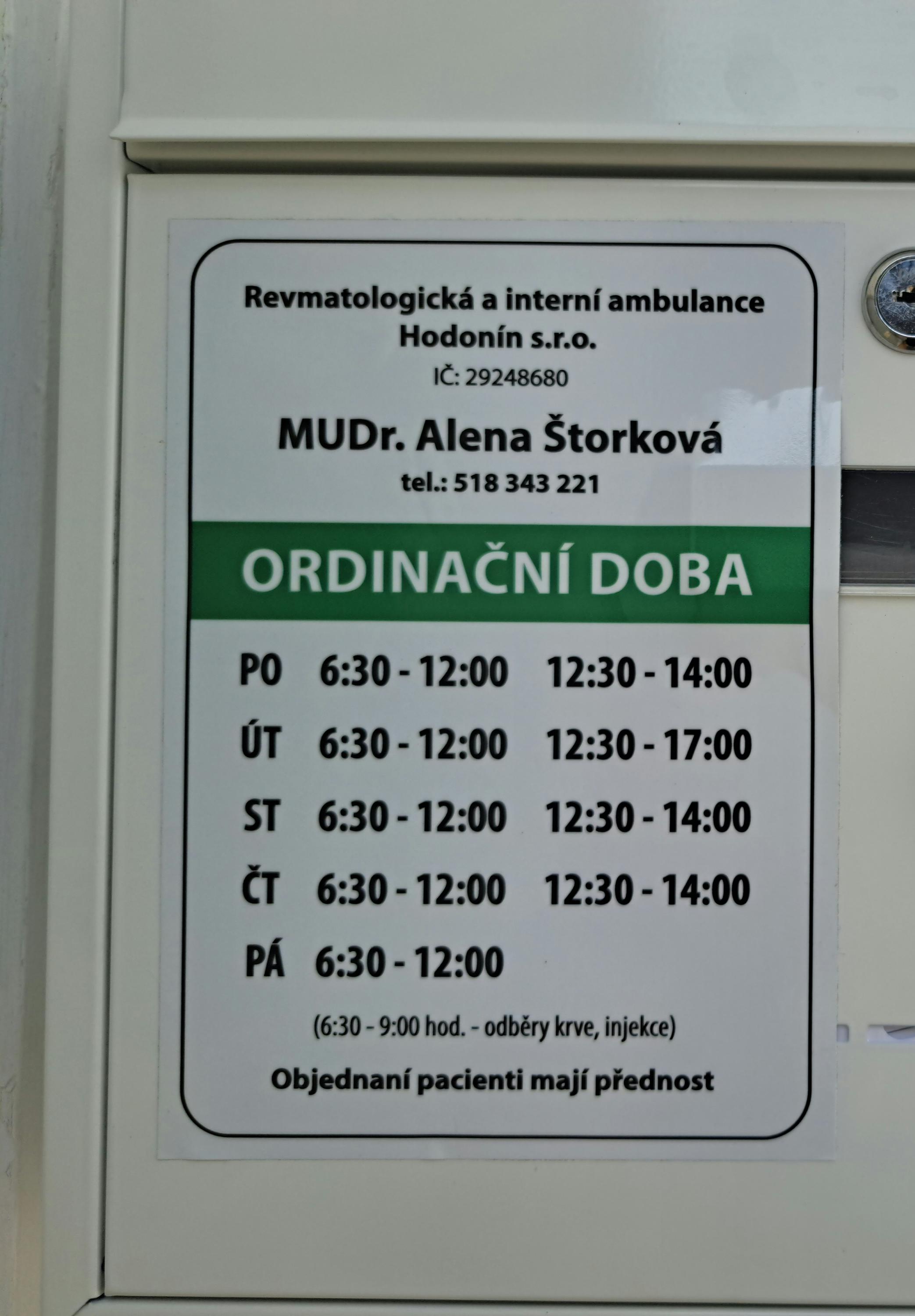 Revmatologická a interní ambulance Hodonín s.r.o. foto 2