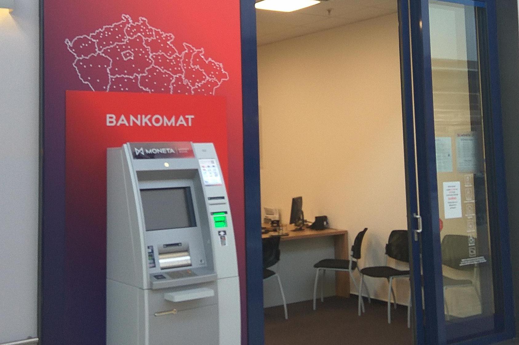 Bankomat MONETA Money Bank vkladový