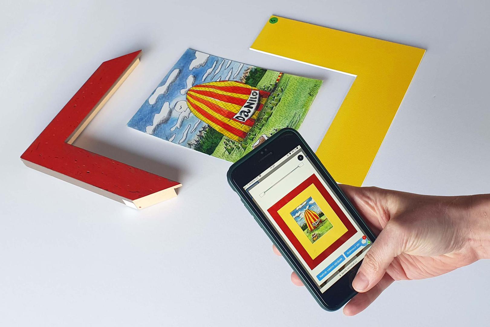 Online zakázkové rámování zdarma bez registrace