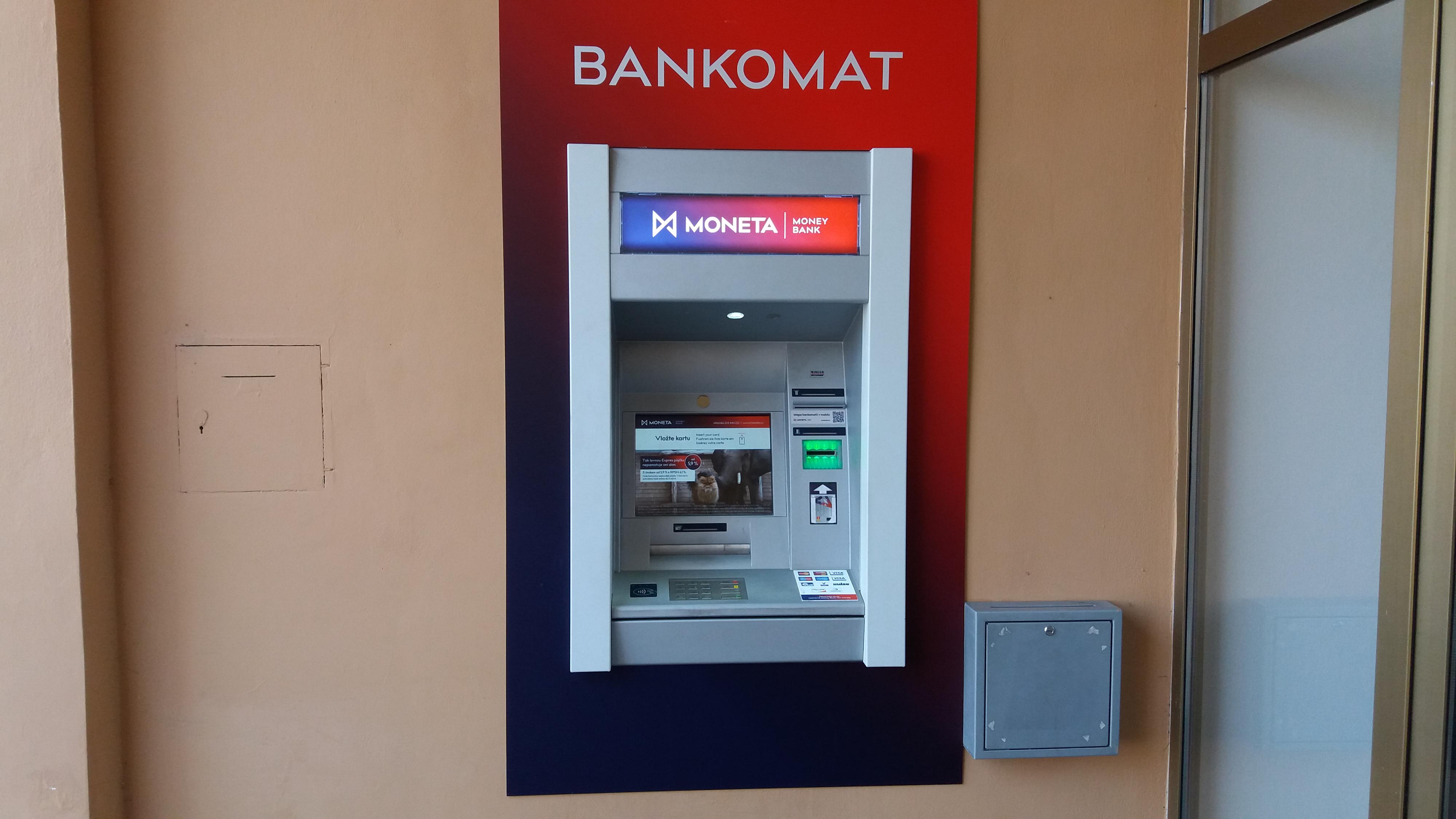 Bankomat MONETA Money Bank vkladový foto 2
