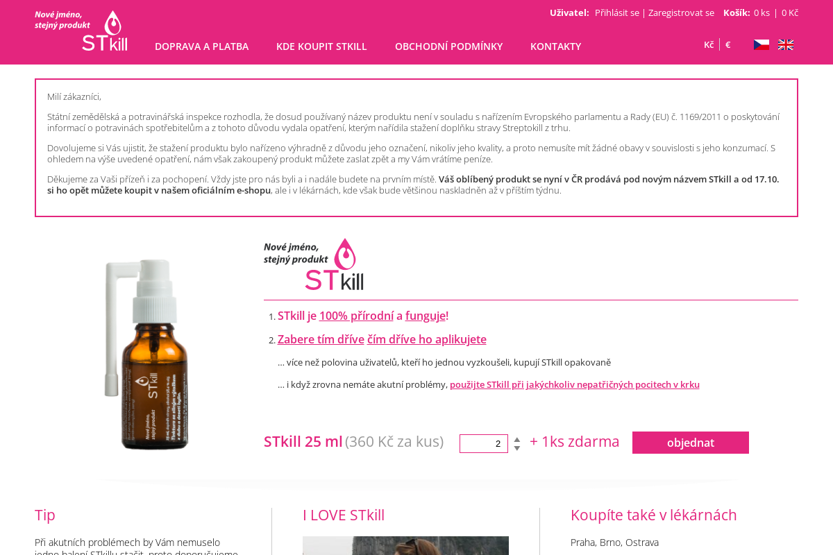 Streptokill.cz