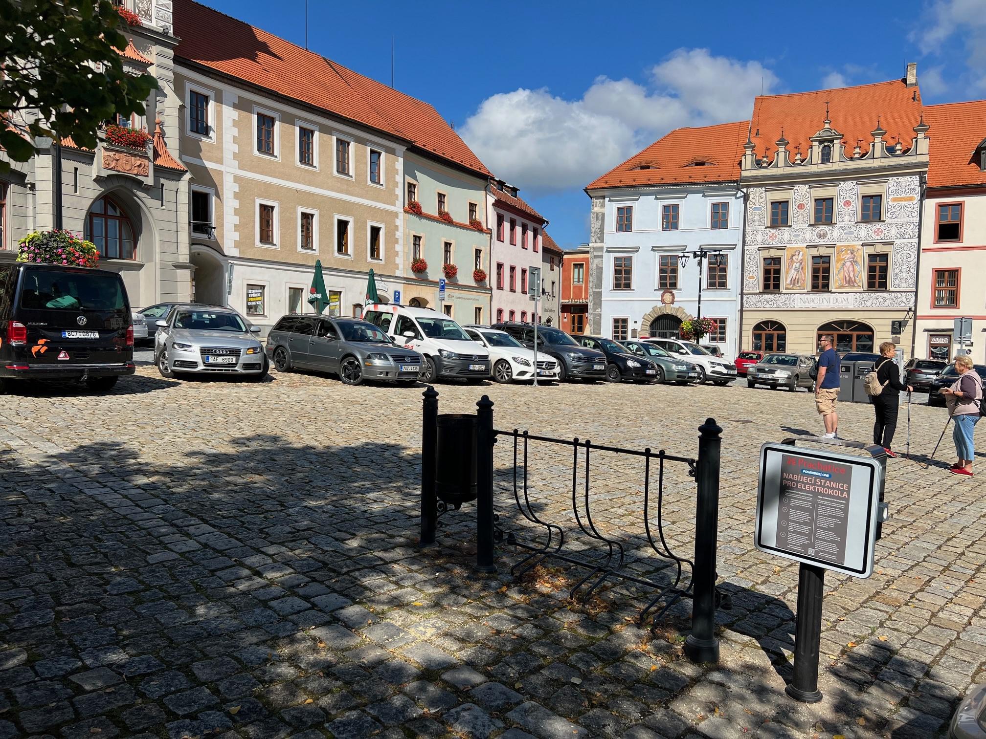 Nabíjecí stanice Město Prachatice - Velké náměstí