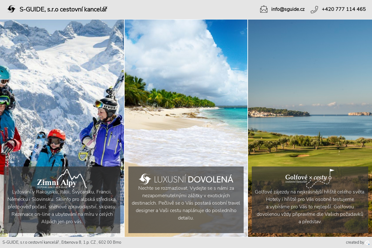 Letní Alpy, S-GUIDE