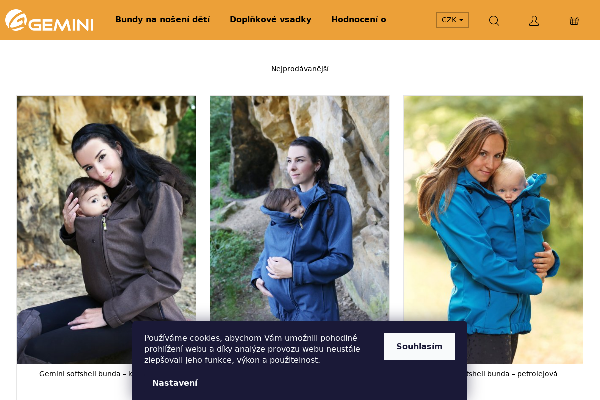 Nosící bundy Gemini