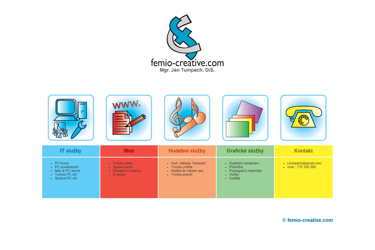 Femio-creative.com - Jan Tumpach, DiS.
