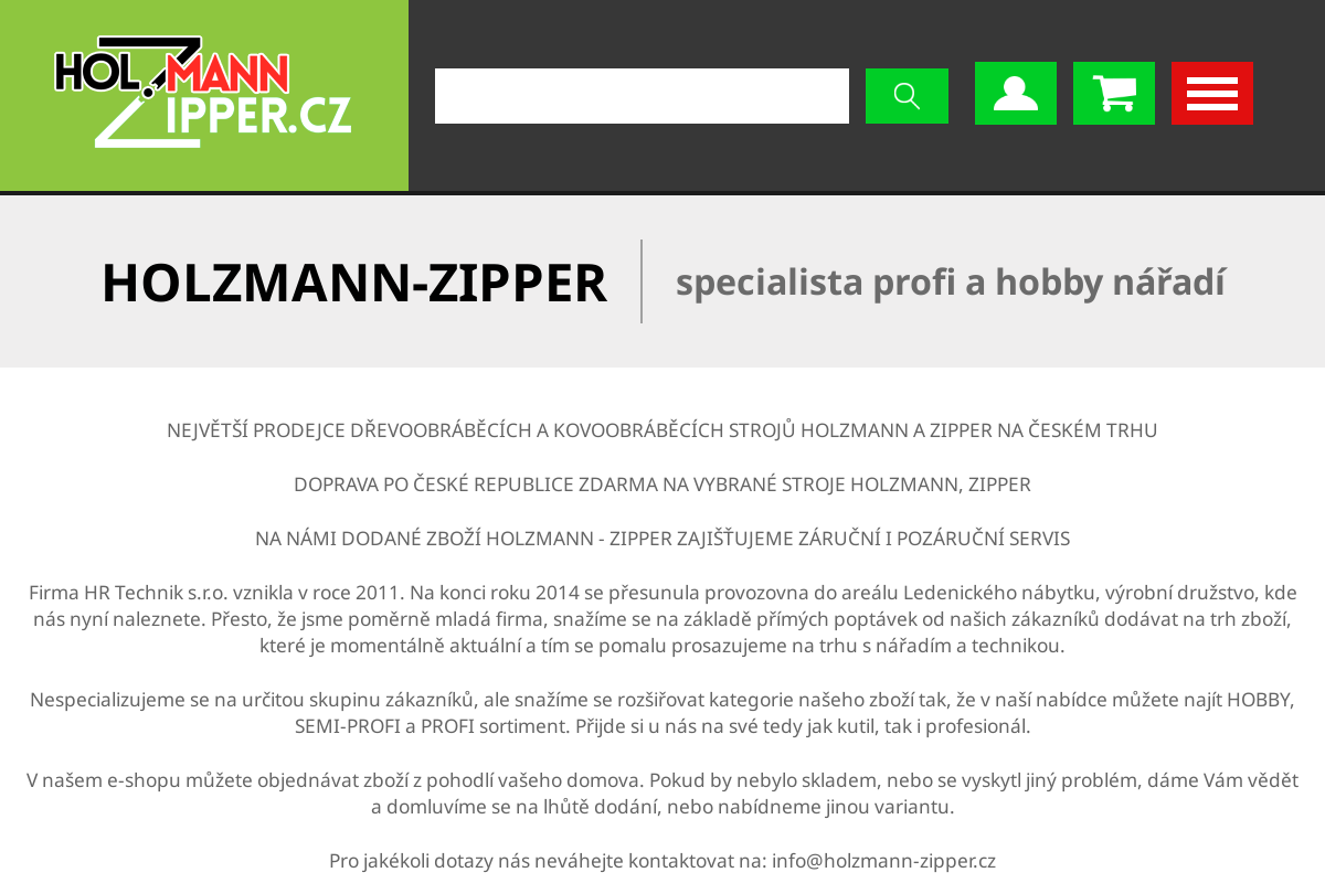 Holzmann-zipper.cz