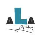 Logo obchodu ALA ARTS, Alena Lamaczová