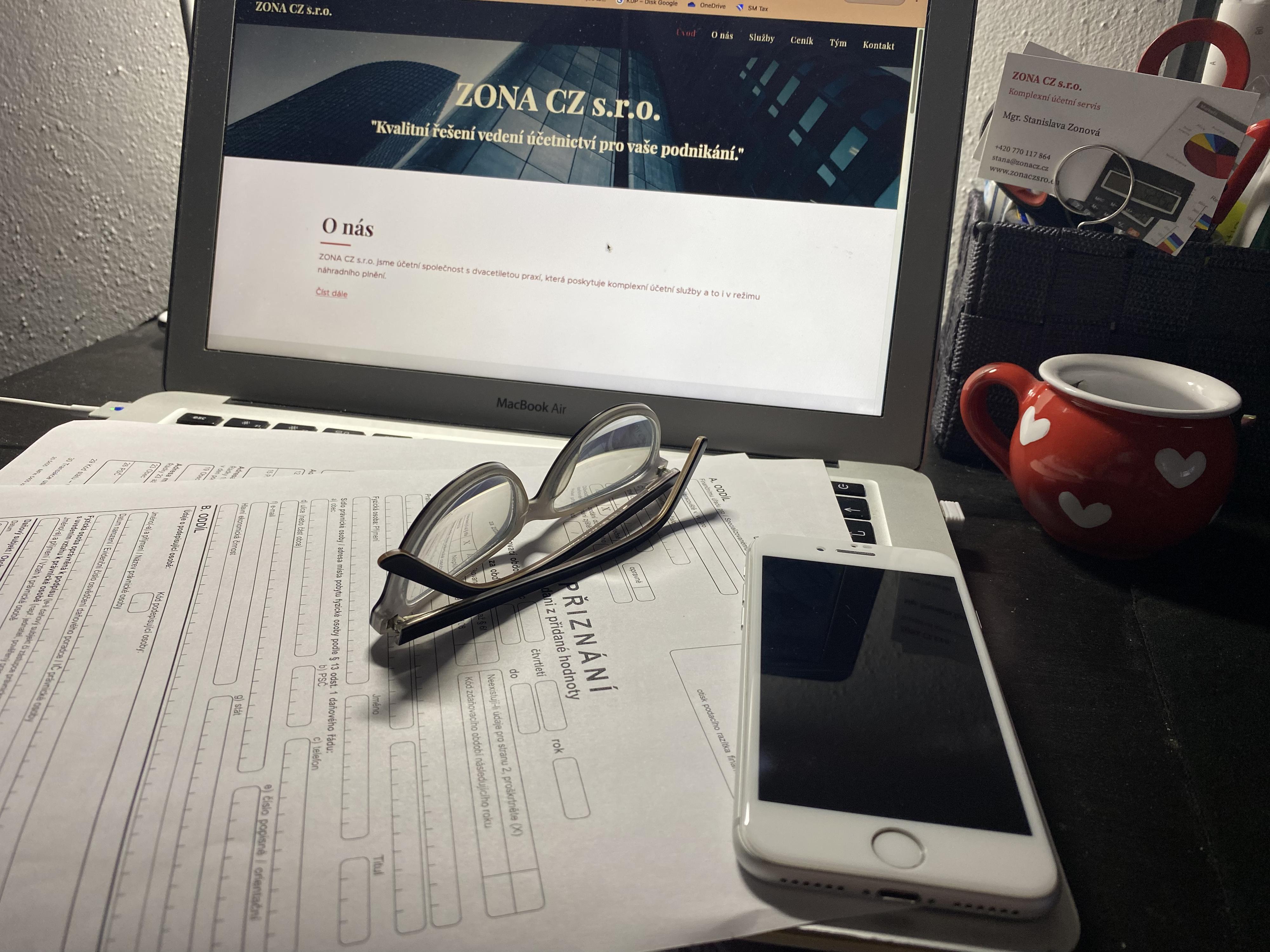 on-line účetní Zonová