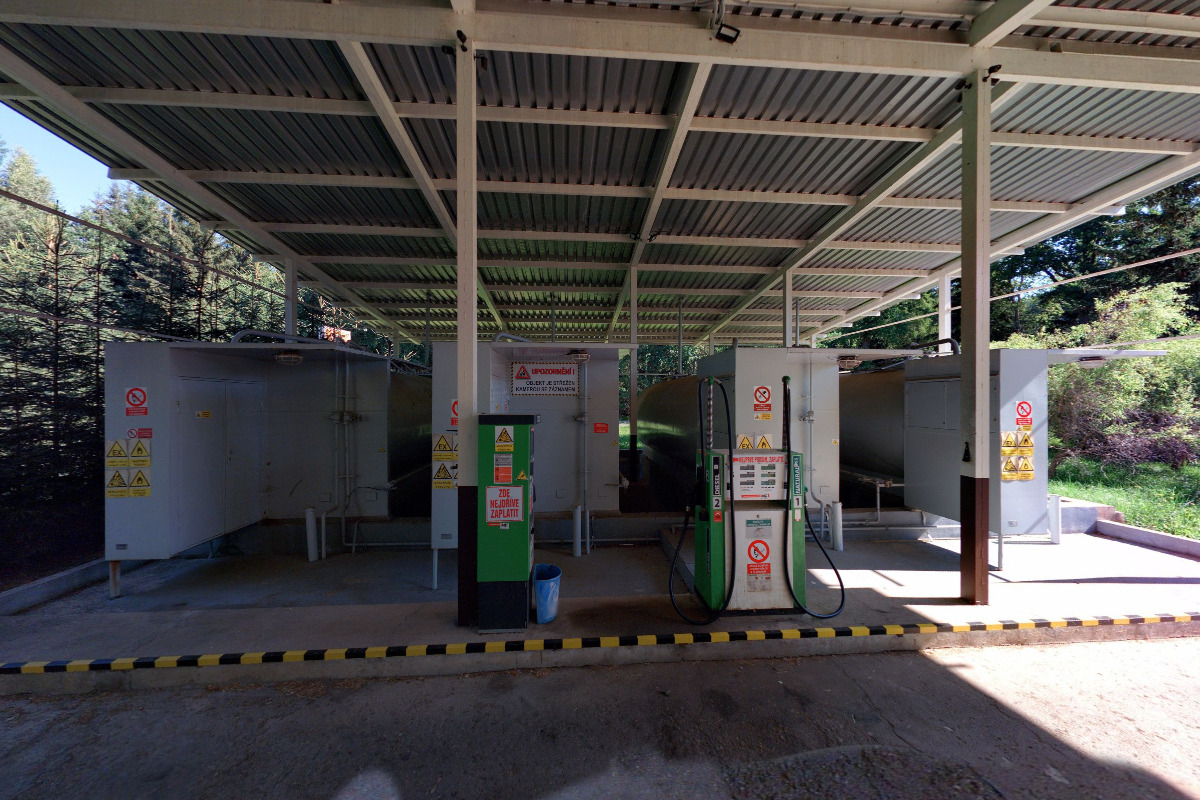 Čerpací stanice Mostek