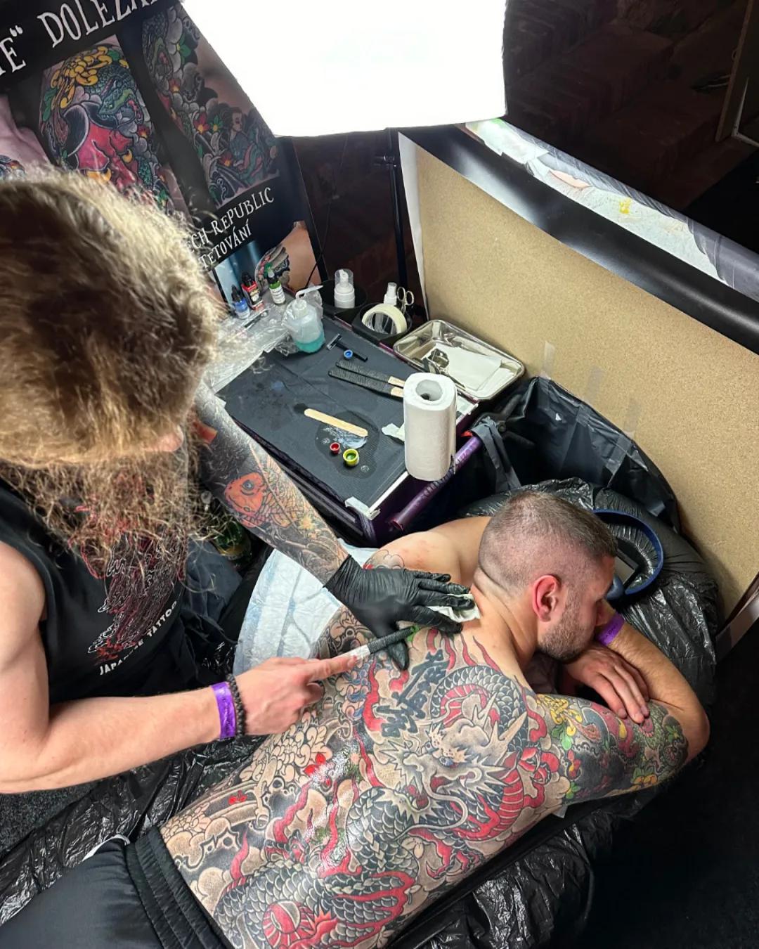 Japonské tetování Ostrava - Charlie Doležal foto 2