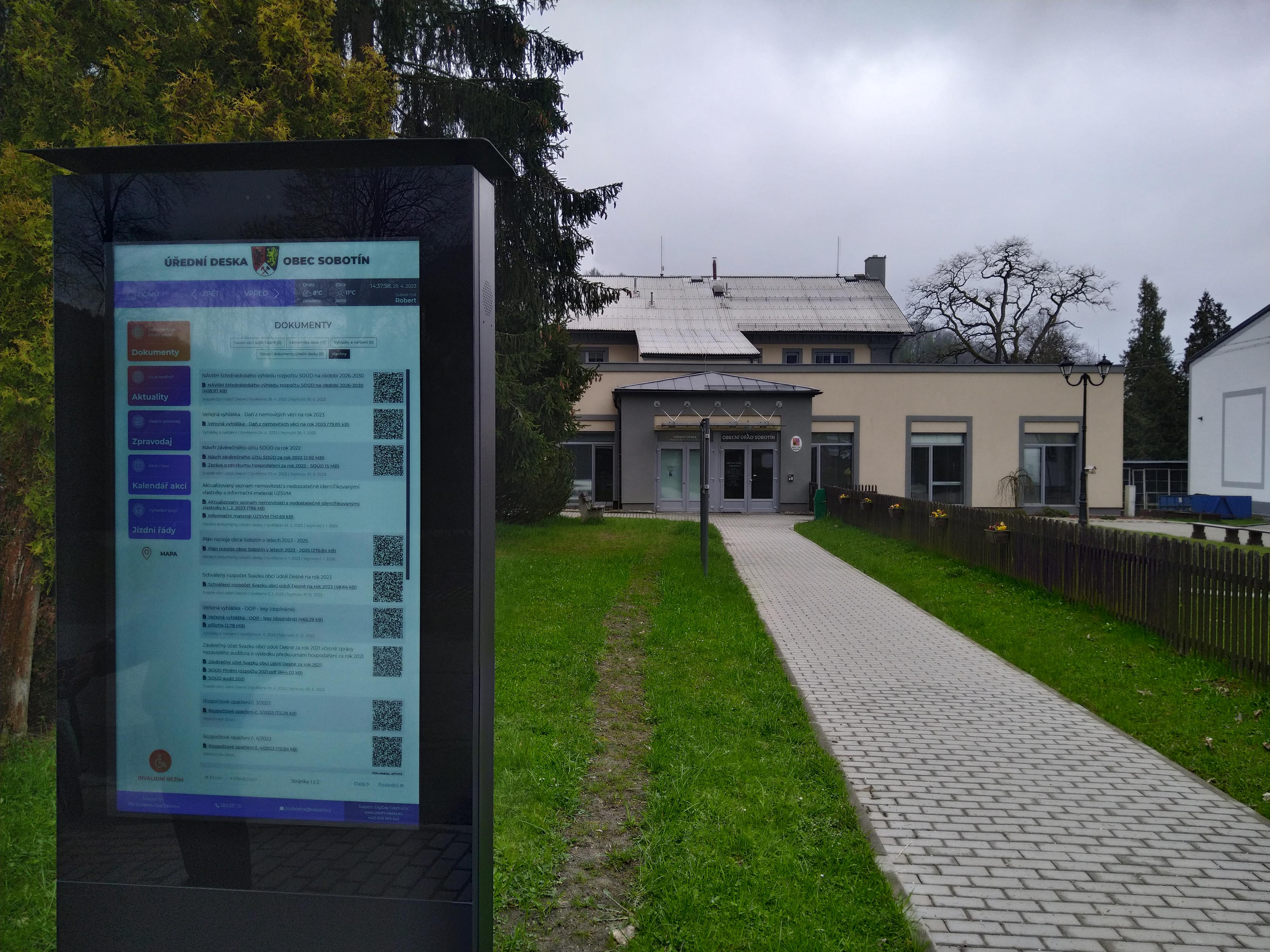 Sobotín - obecní úřad