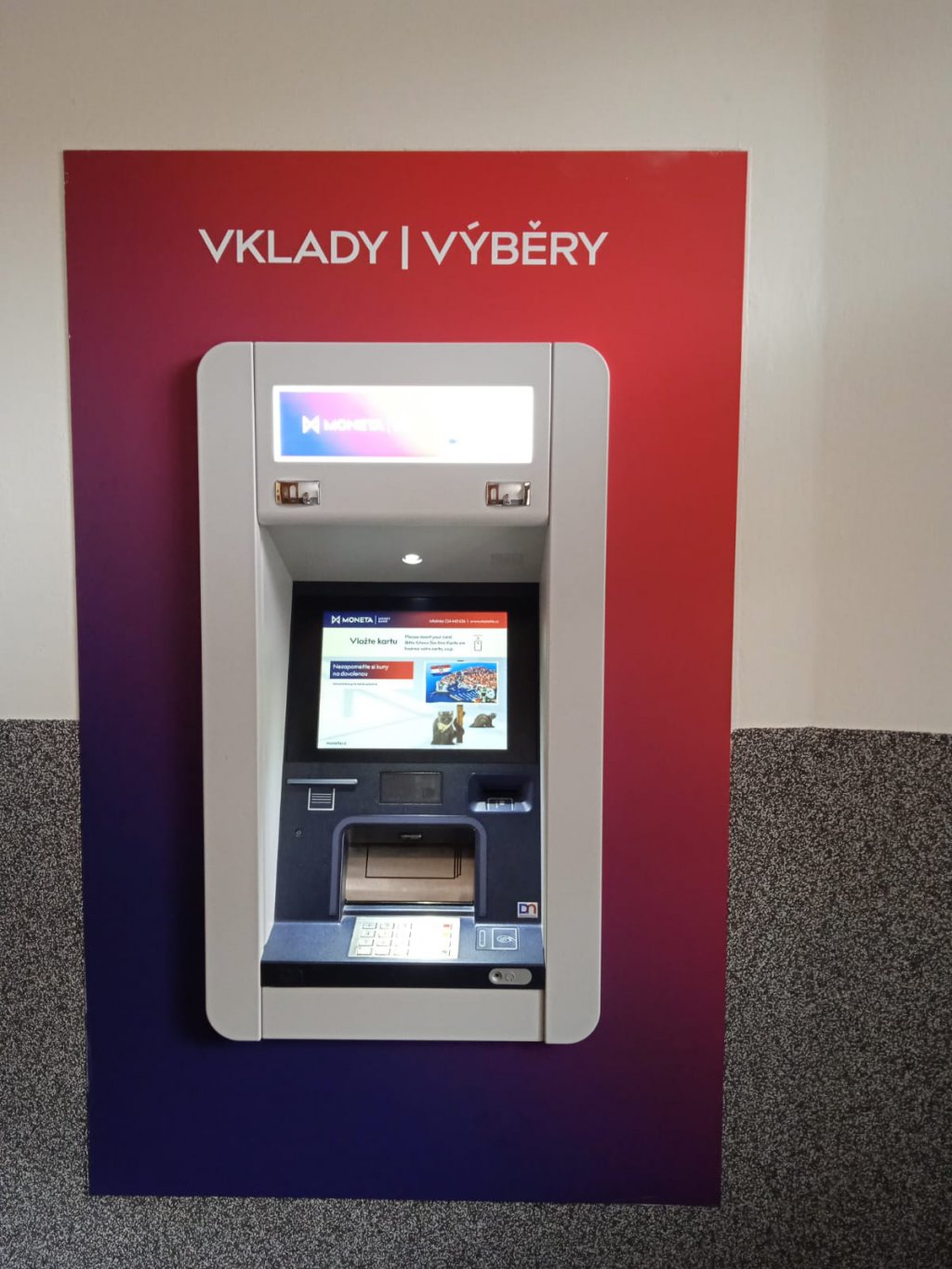 Bankomat MONETA Money Bank vkladový foto 3