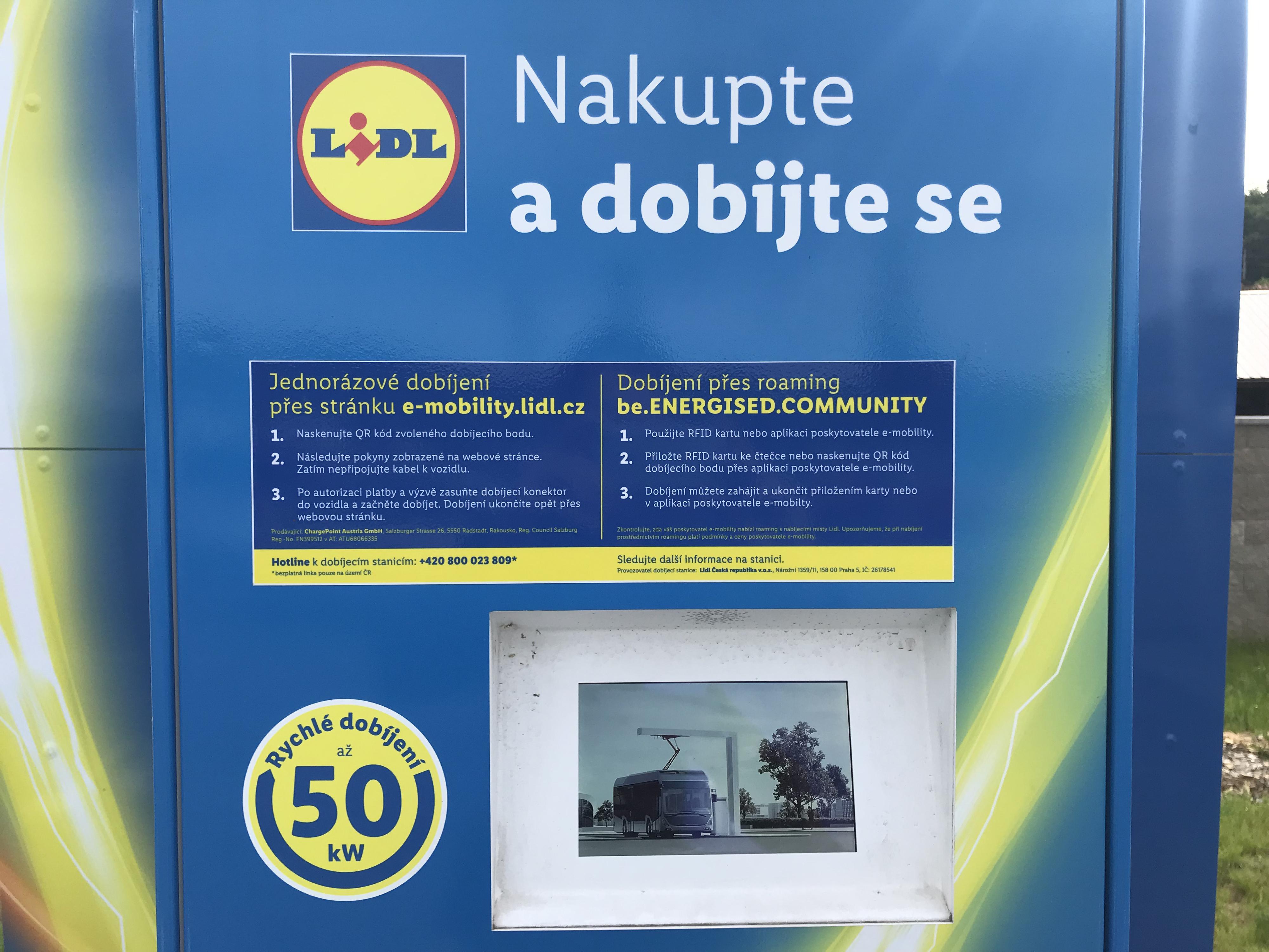 Nabíjecí stanice Lidl foto 3